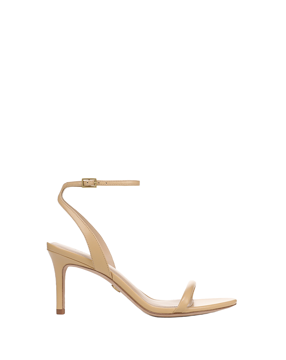 Sylvie Leather Ankle-Strap Stiletto Sandal
