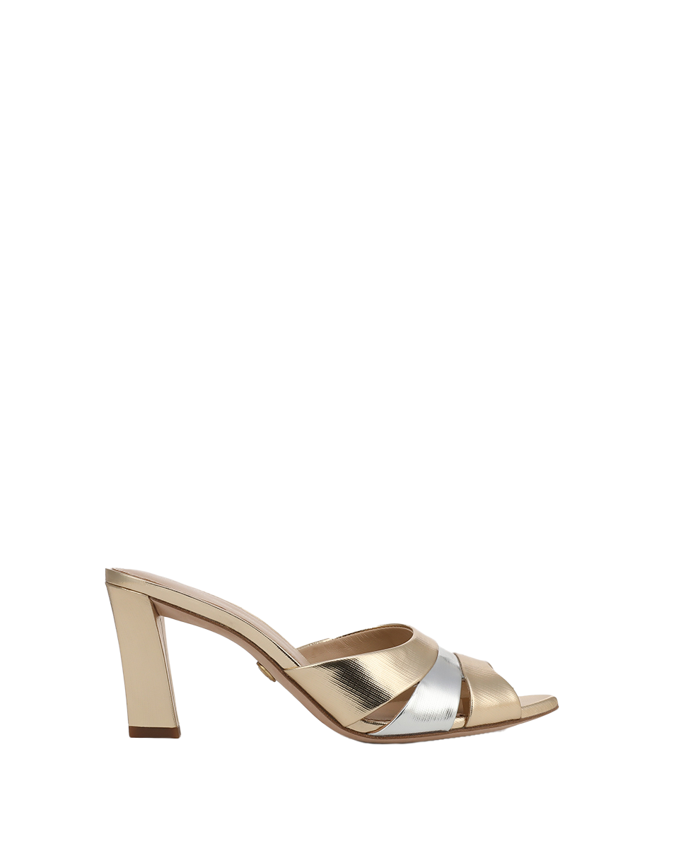 Cassiel Metallic Slide Sandal