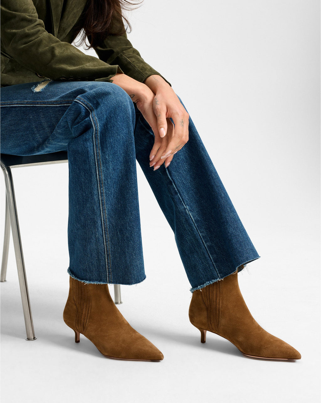 Lisa Kitten-Heel Ankle Boot