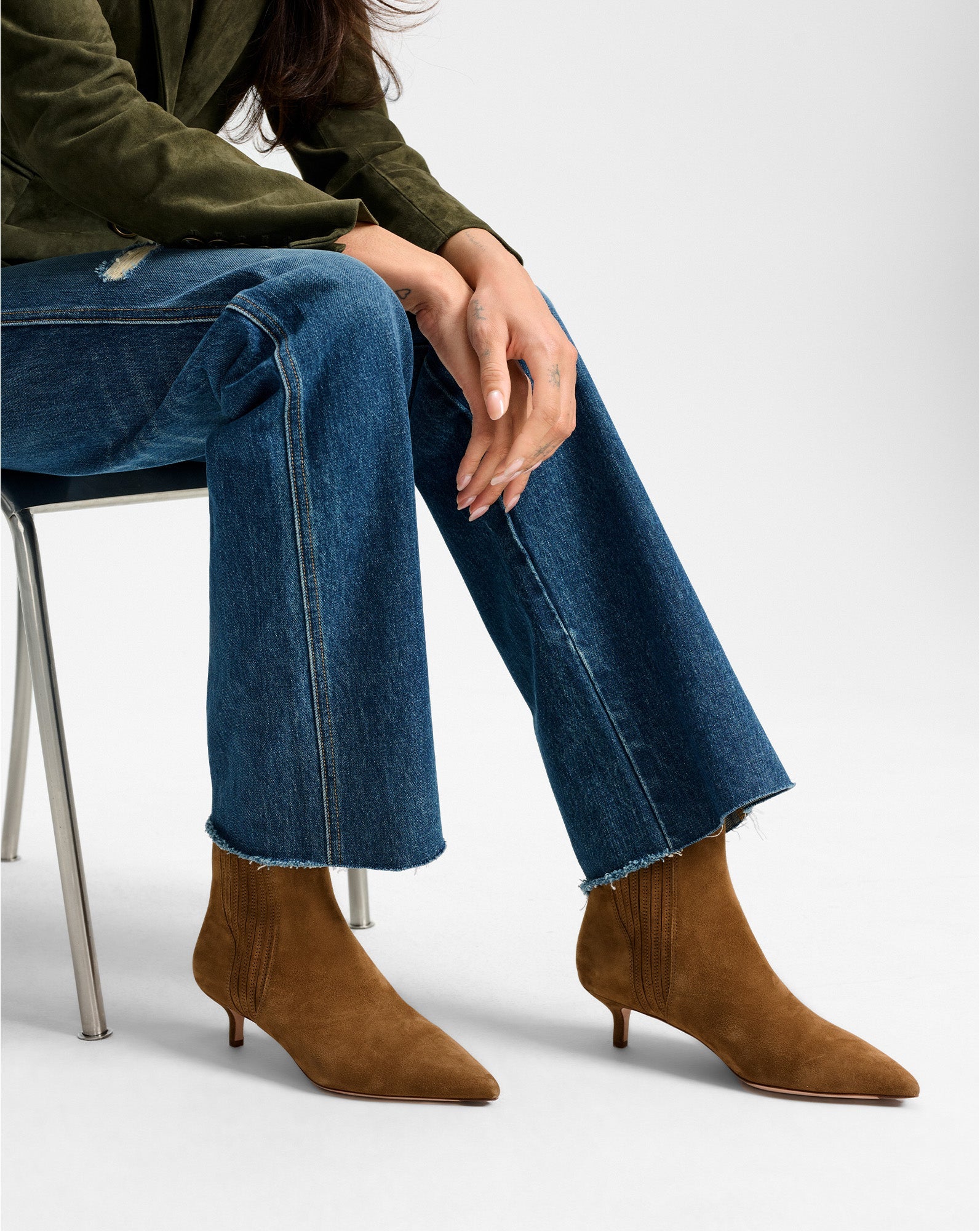 Lisa Kitten-Heel Ankle Boot