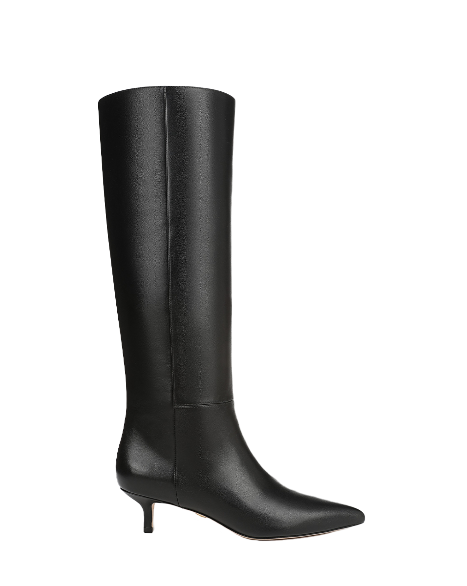 Lisa Kitten-Heel Boot | Wide-Calf