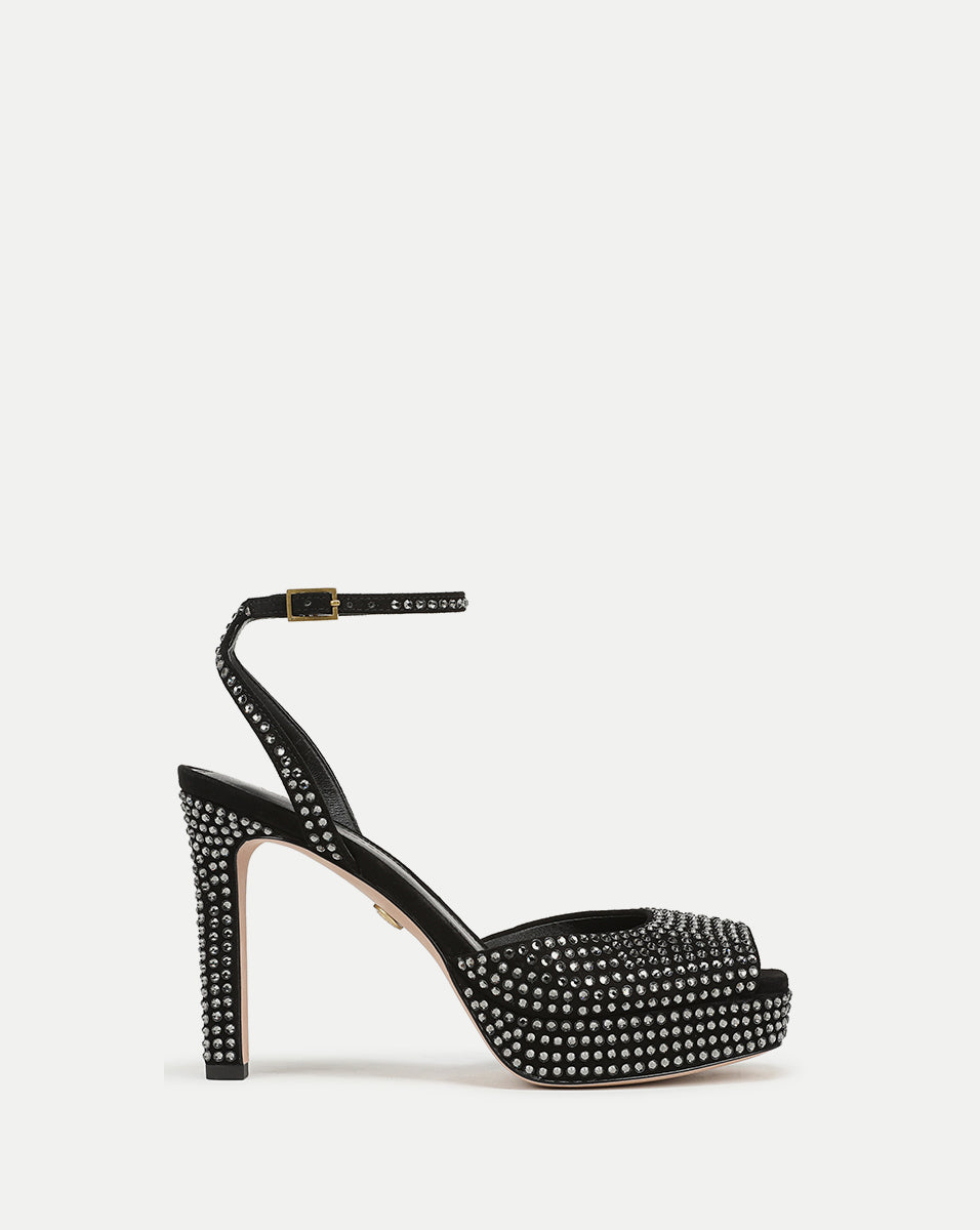 Brianne Crystal Platform Sandal