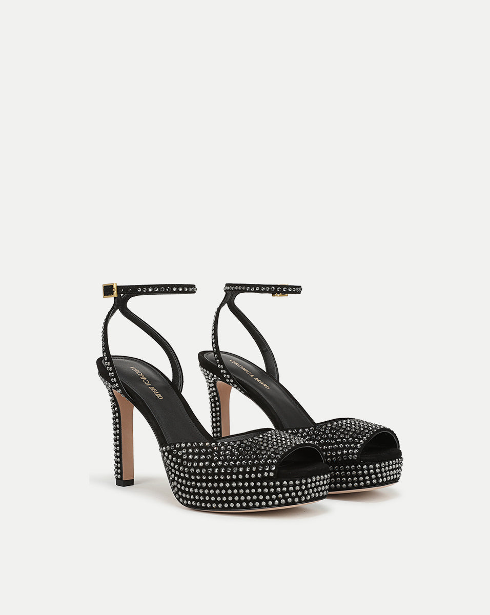 Brianne Crystal Platform Sandal