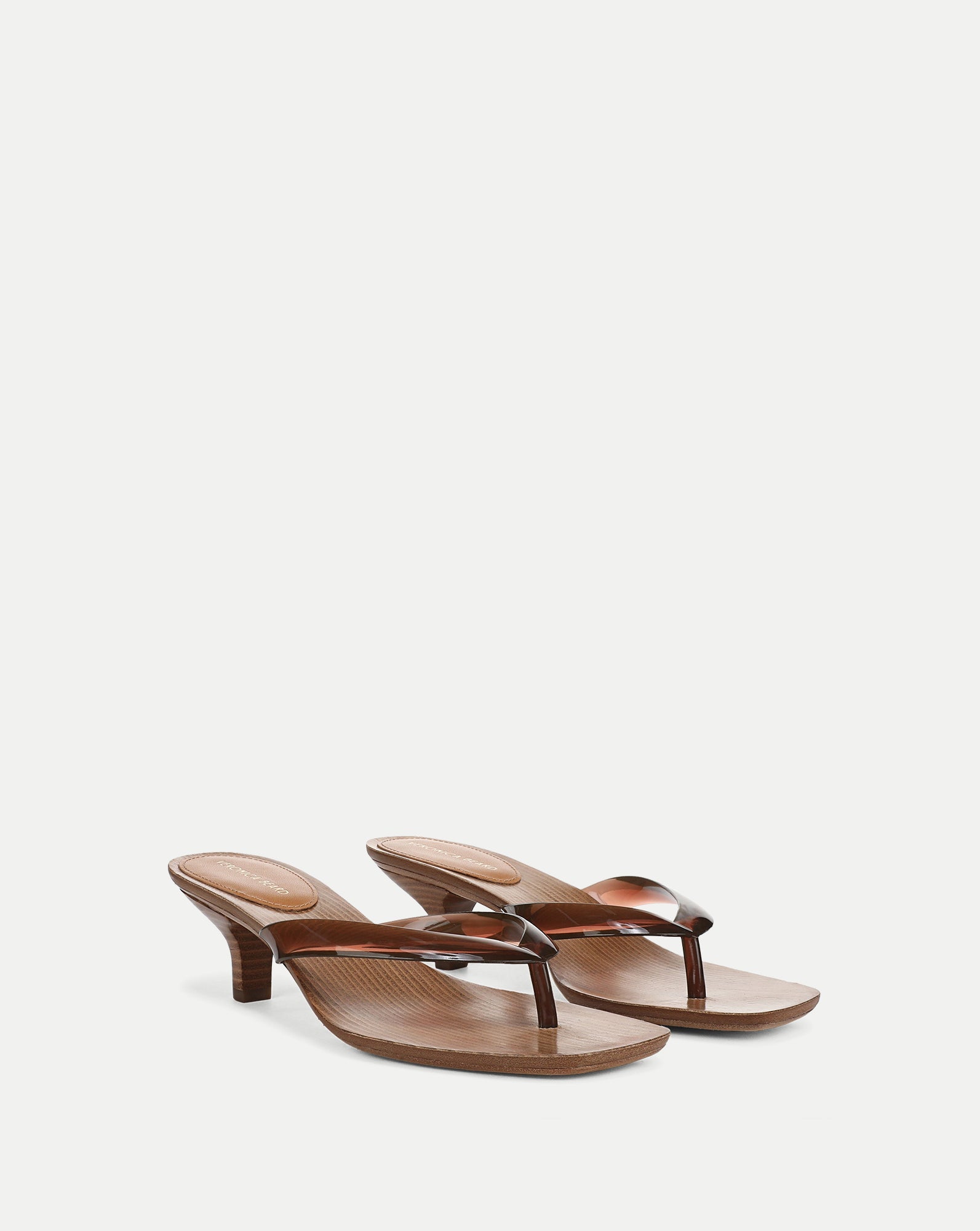 Clea Jelly Kitten-Heel Sandal
