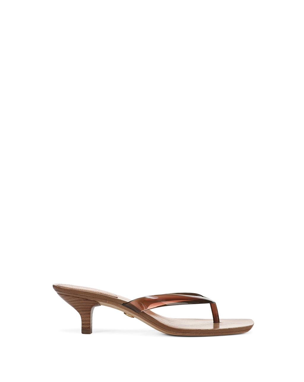 Clea Jelly Kitten-Heel Sandal