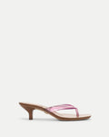 Clea Jelly Kitten-Heel Sandal