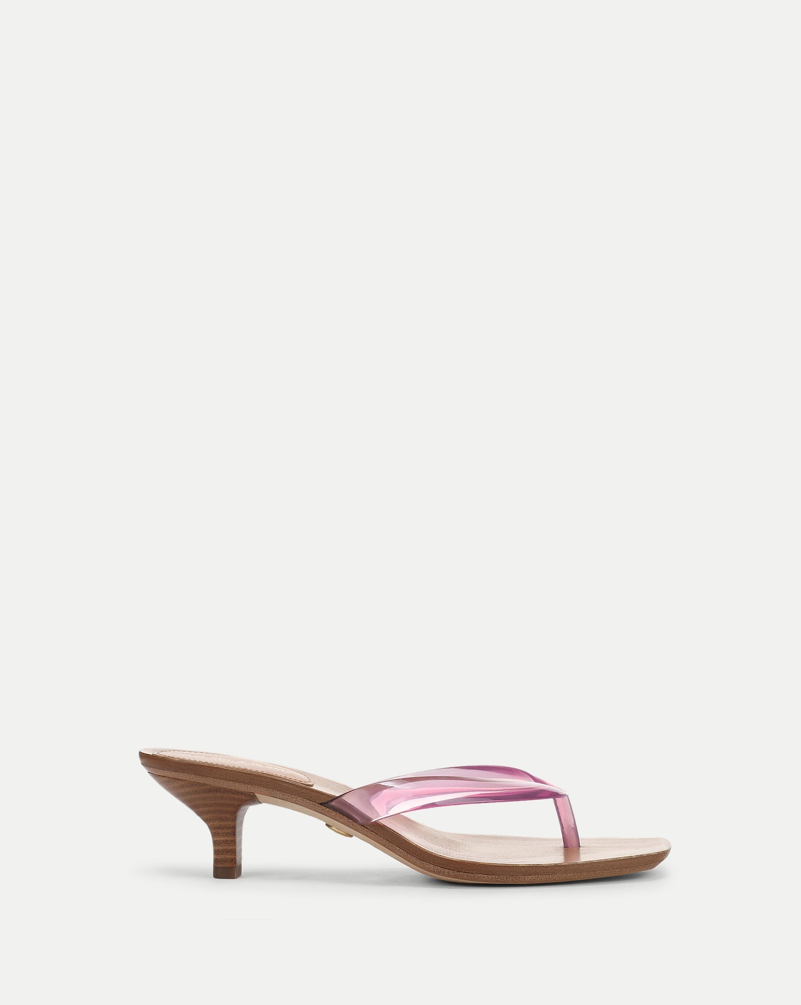 Clea Jelly Kitten-Heel Sandal