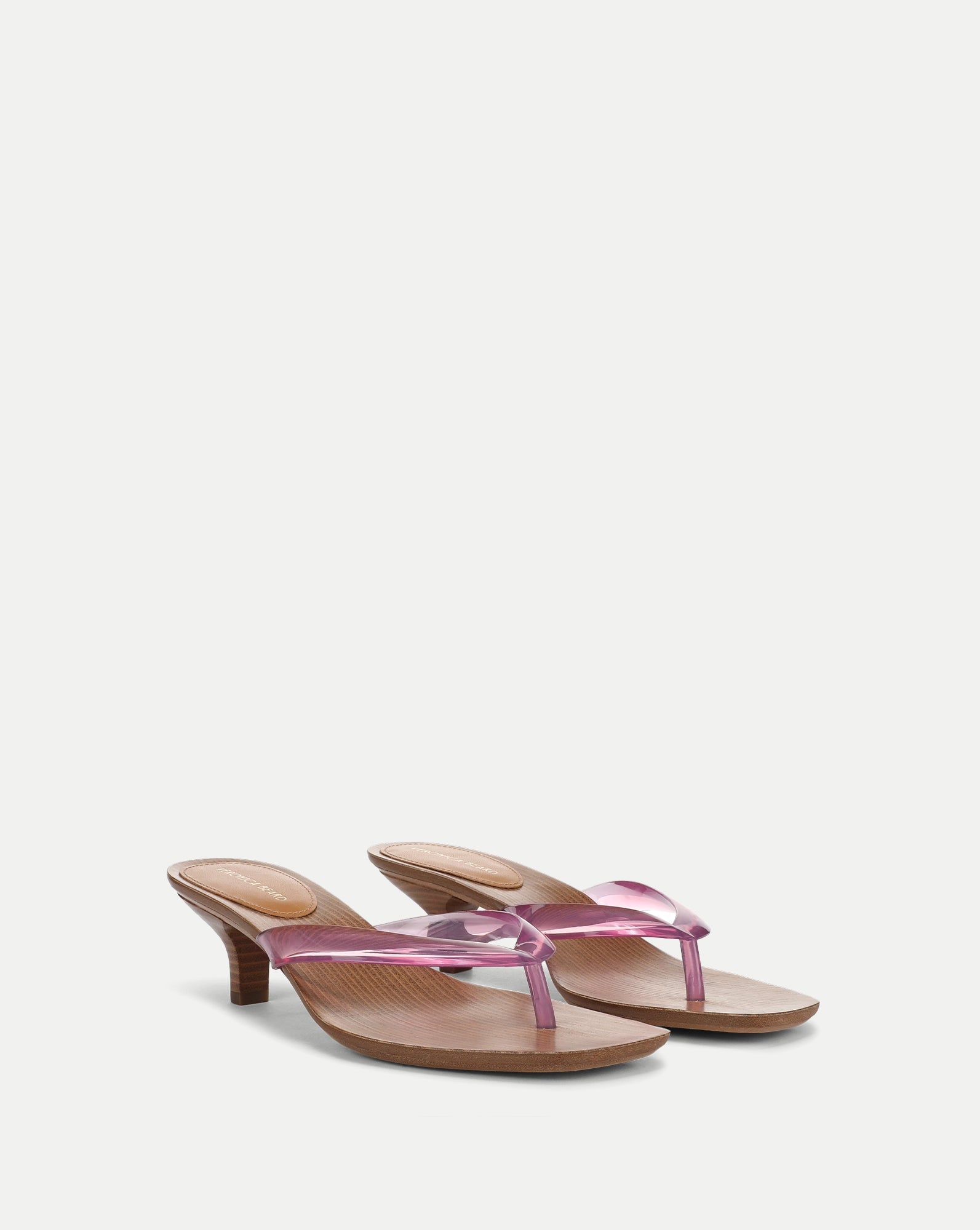 Clea Jelly Kitten-Heel Sandal
