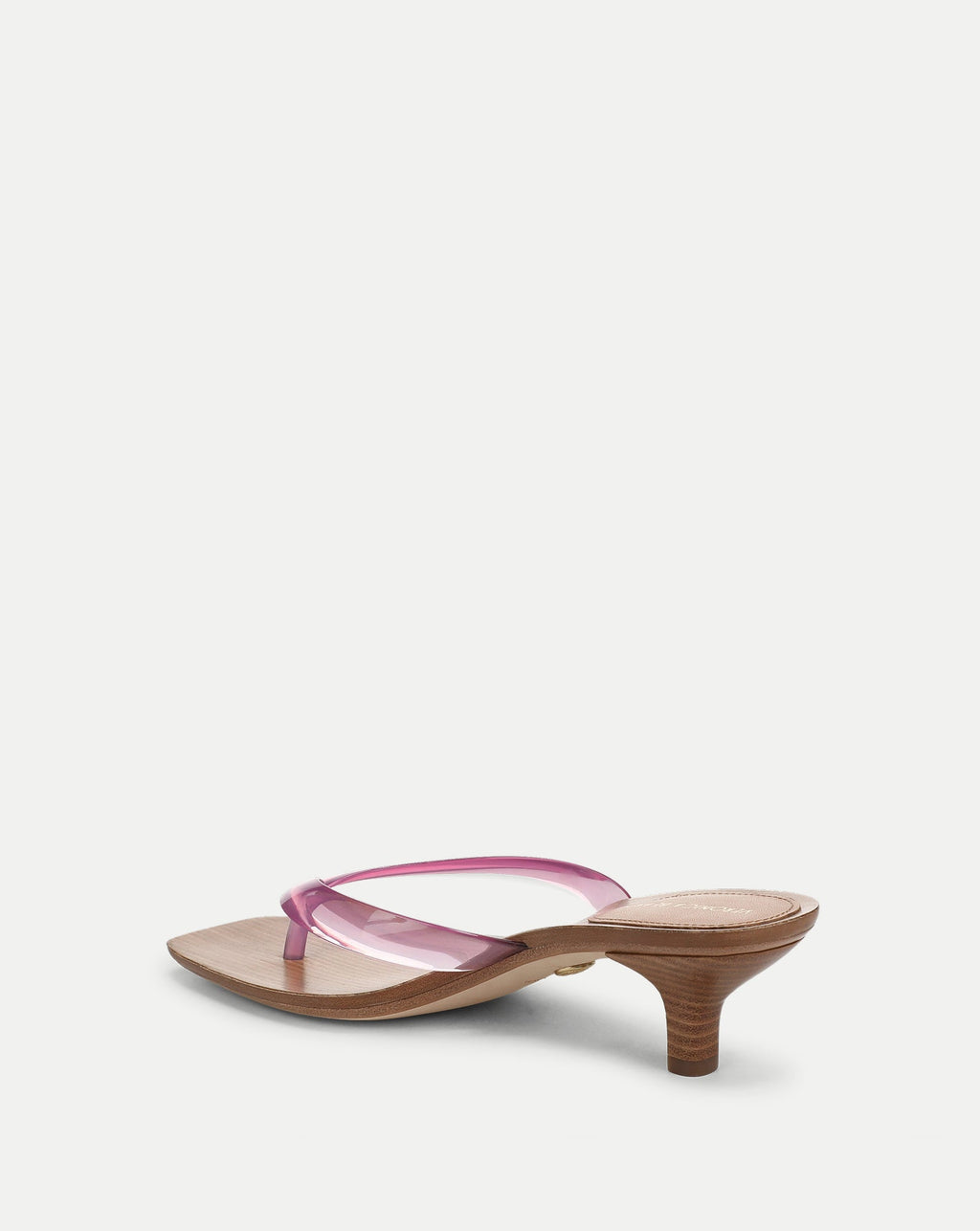 Clea Jelly Kitten-Heel Sandal