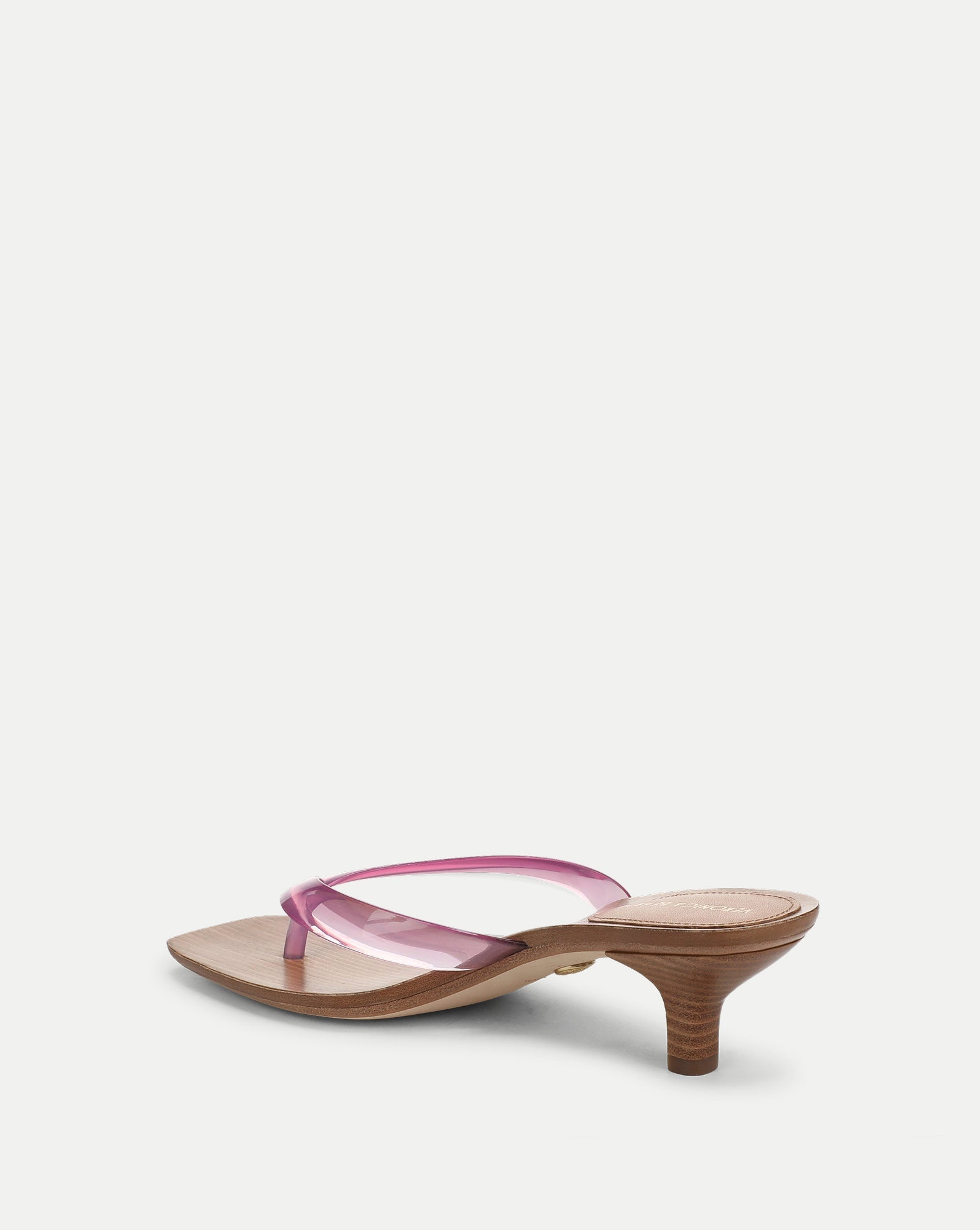 Clea Jelly Kitten-Heel Sandal