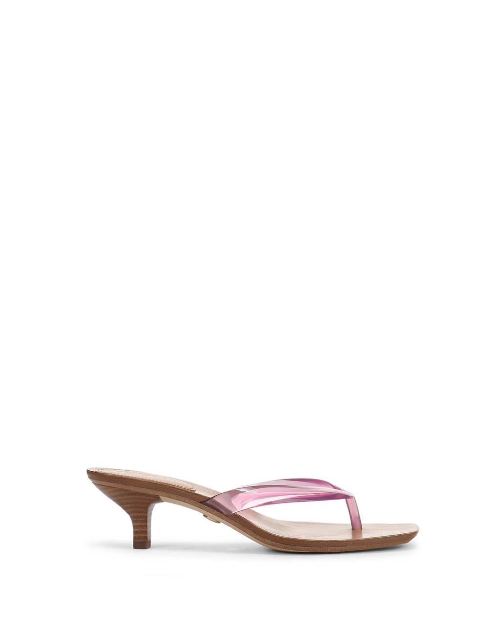 Clea Jelly Kitten-Heel Sandal