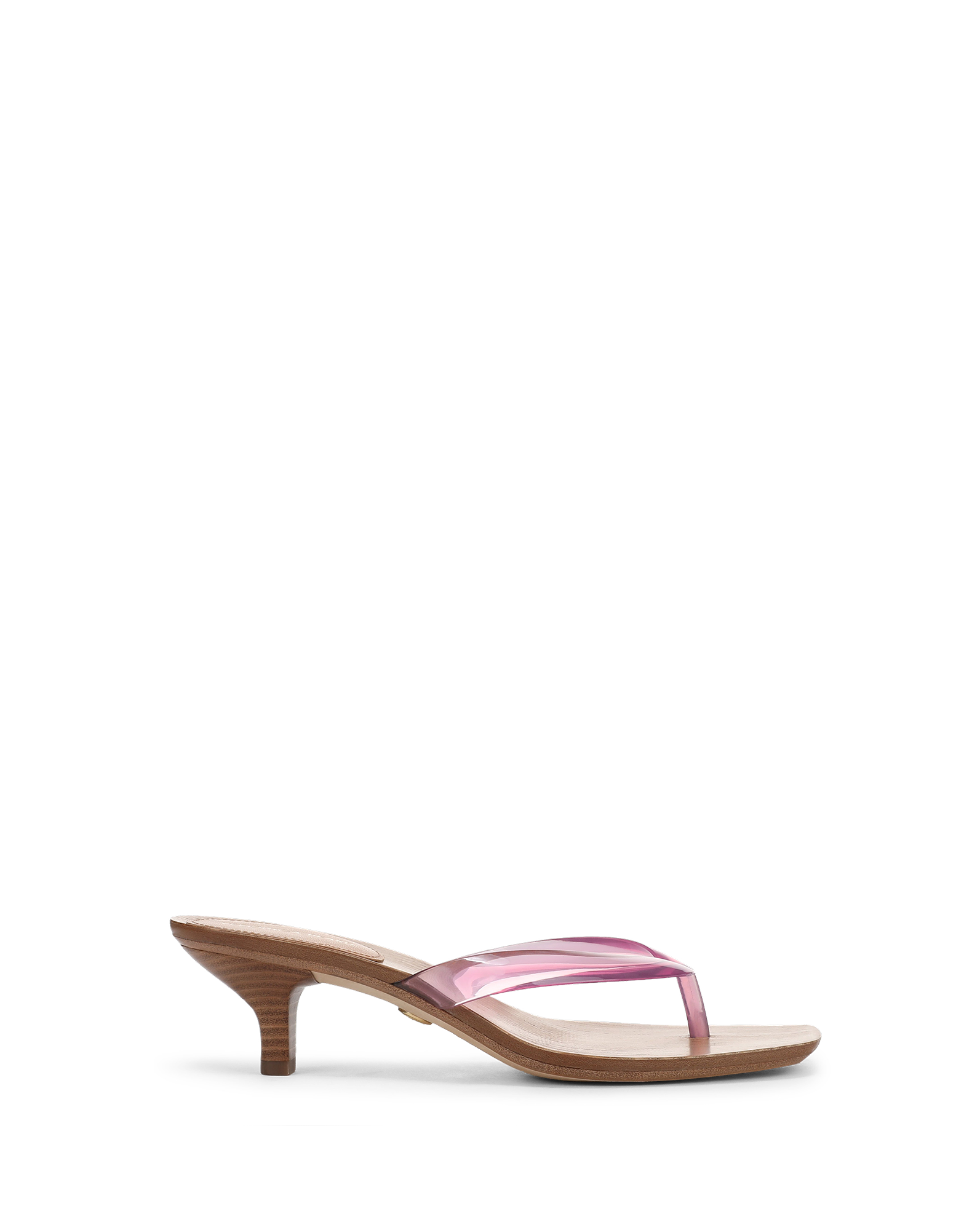Clea Jelly Kitten-Heel Sandal