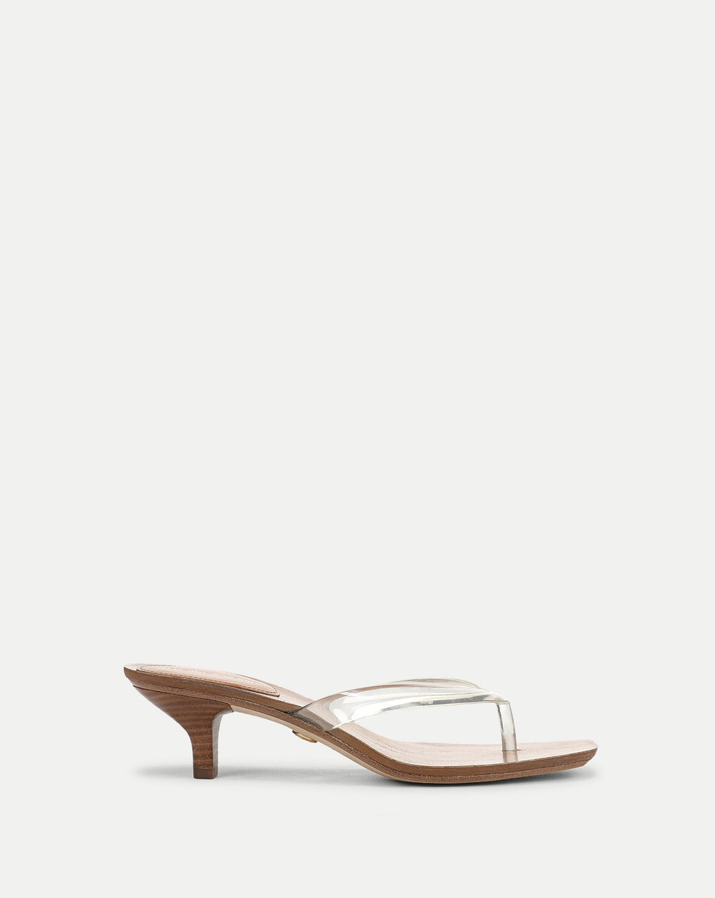 Clea Jelly Kitten-Heel Sandal