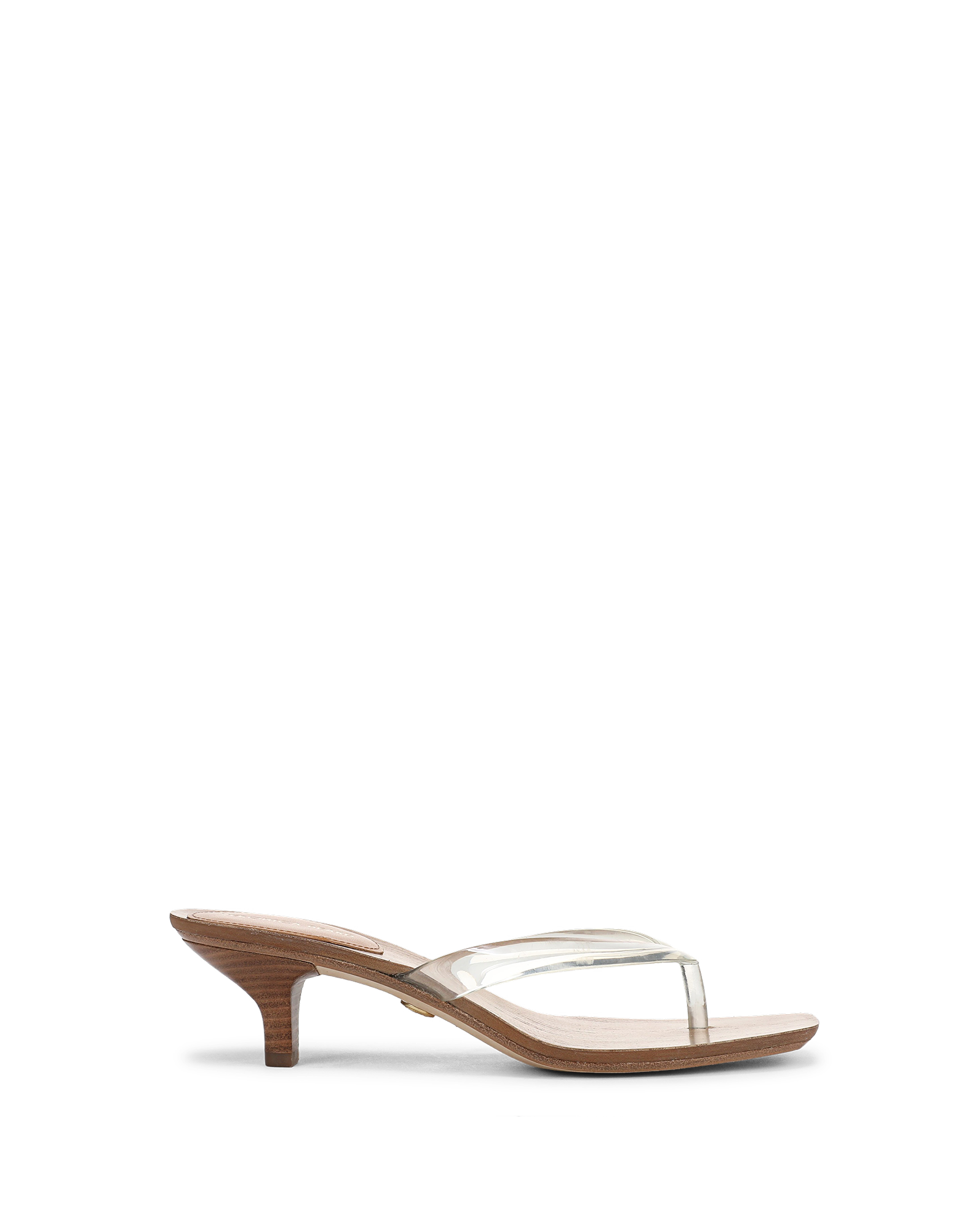 Clea Jelly Kitten-Heel Sandal