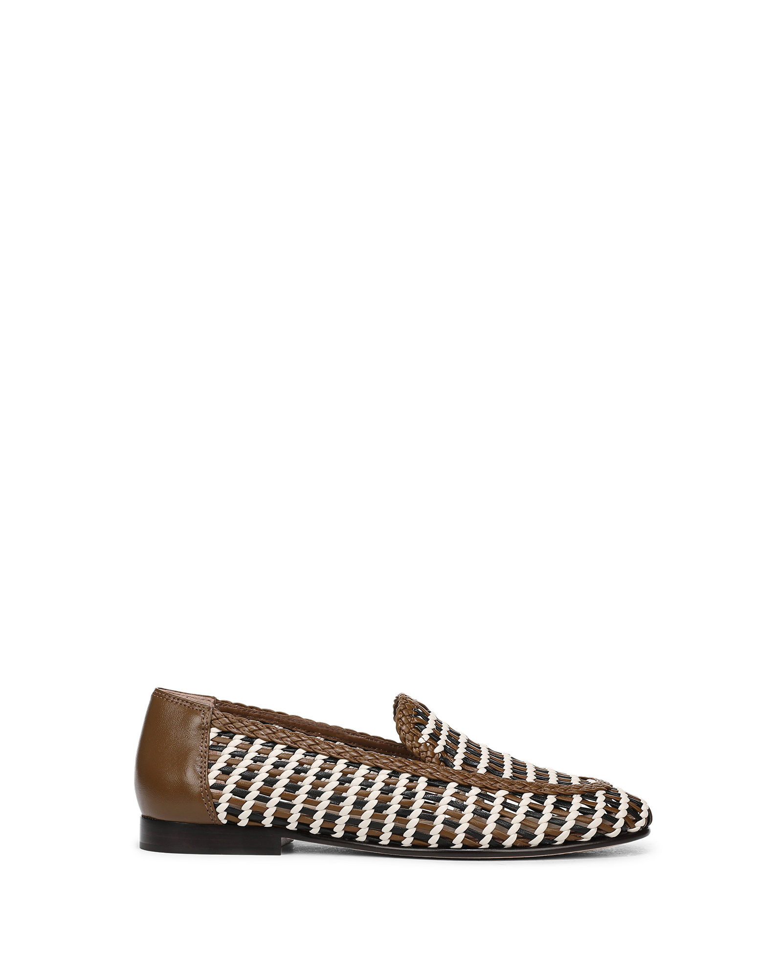 Prilla Woven Leather Loafer