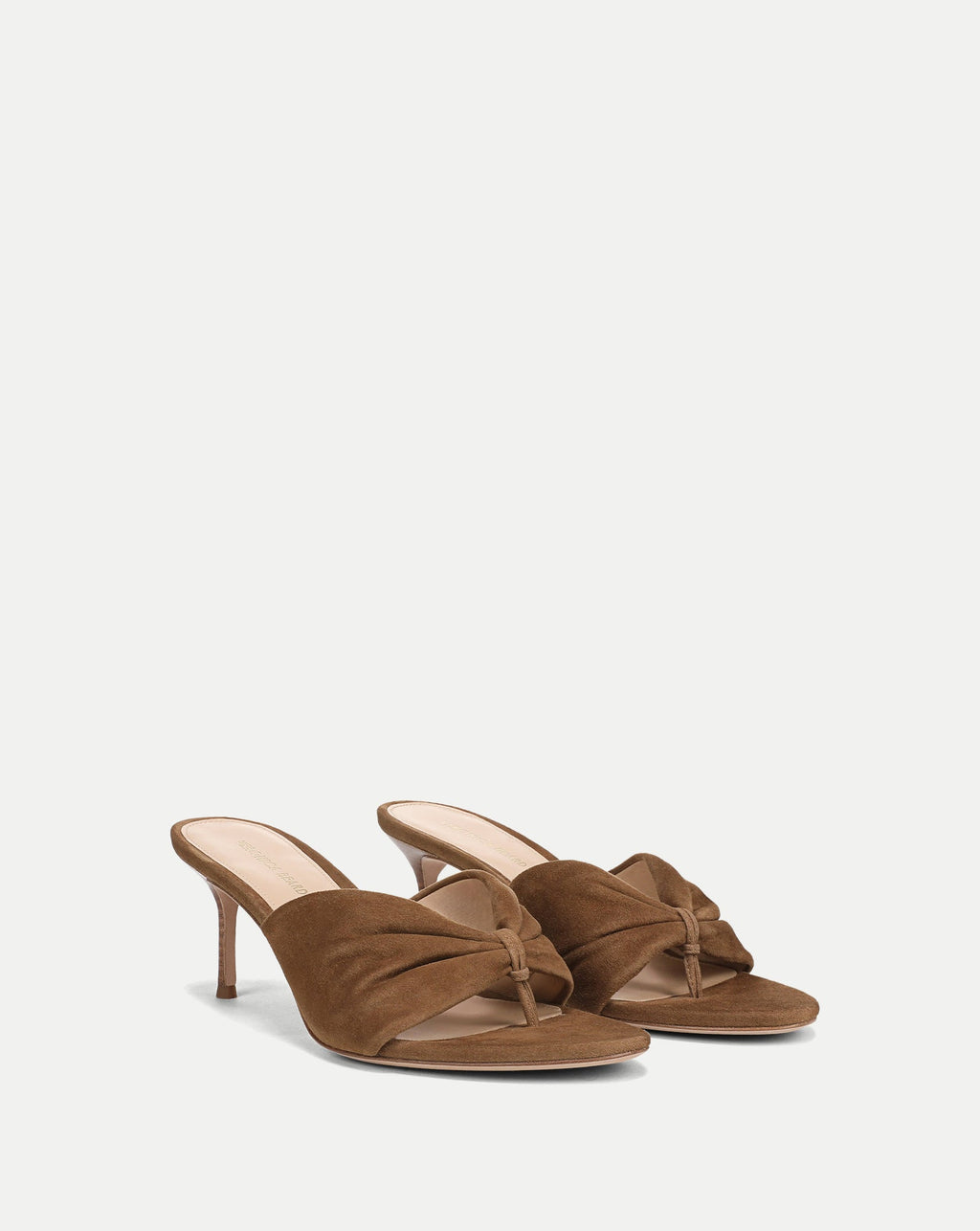 Tullia Suede Mid-Heel Sandal