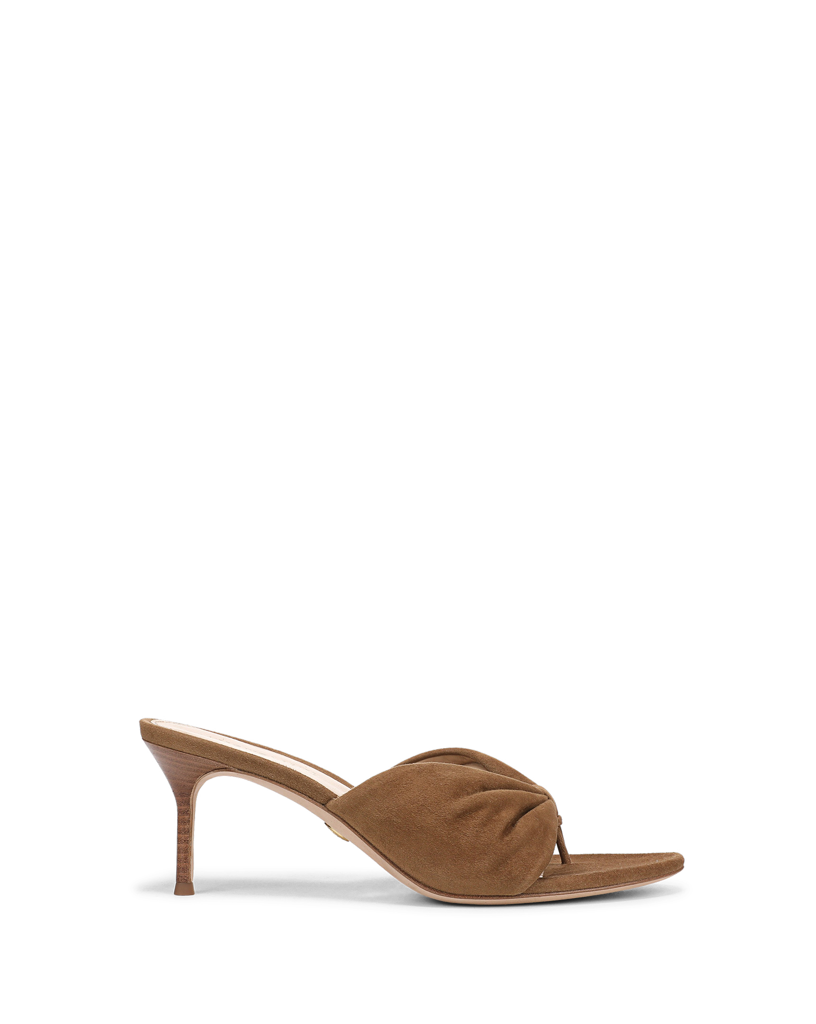 Tullia Suede Mid-Heel Sandal