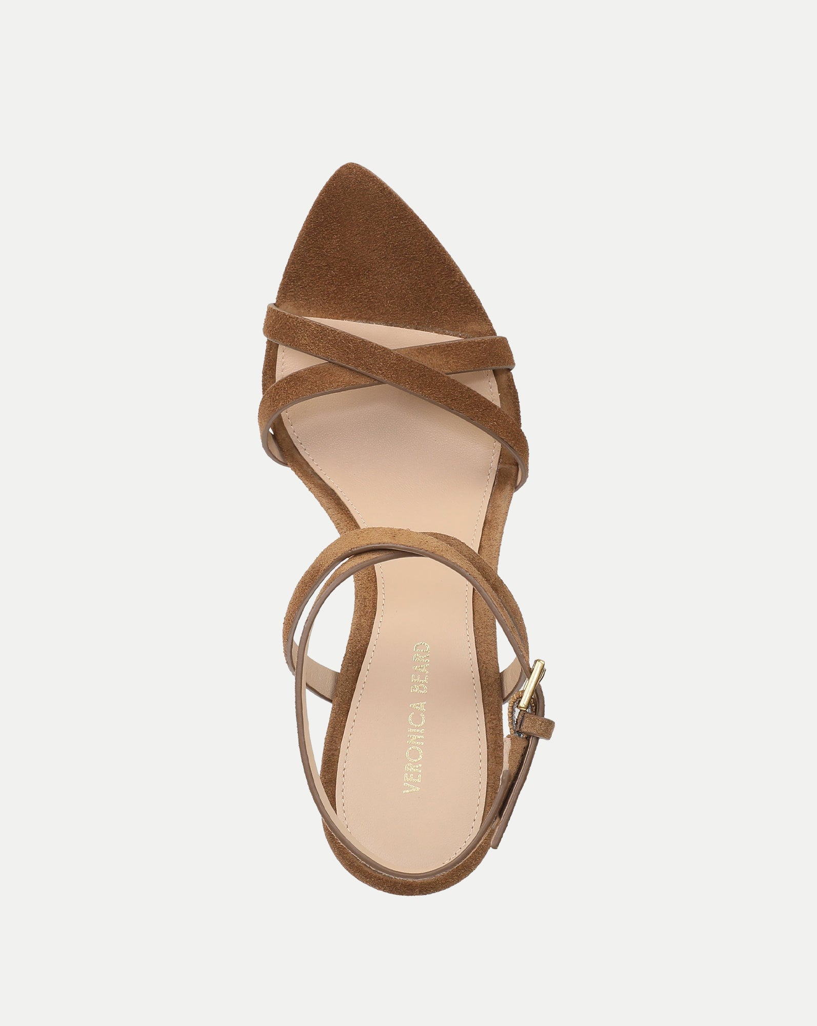 Lanaya Suede Ankle-Wrap Sandal