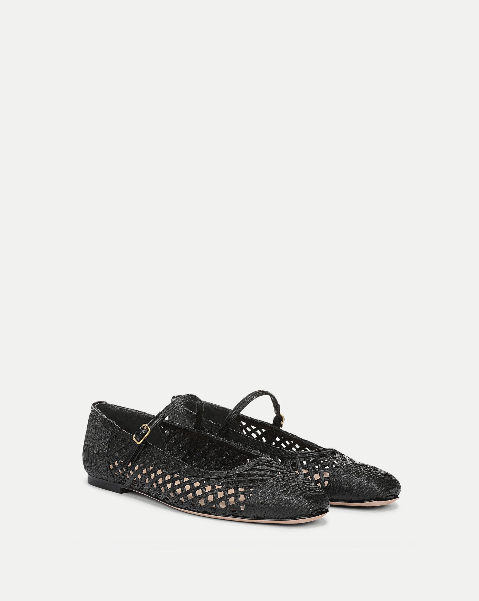 Ellie Raffia Flat