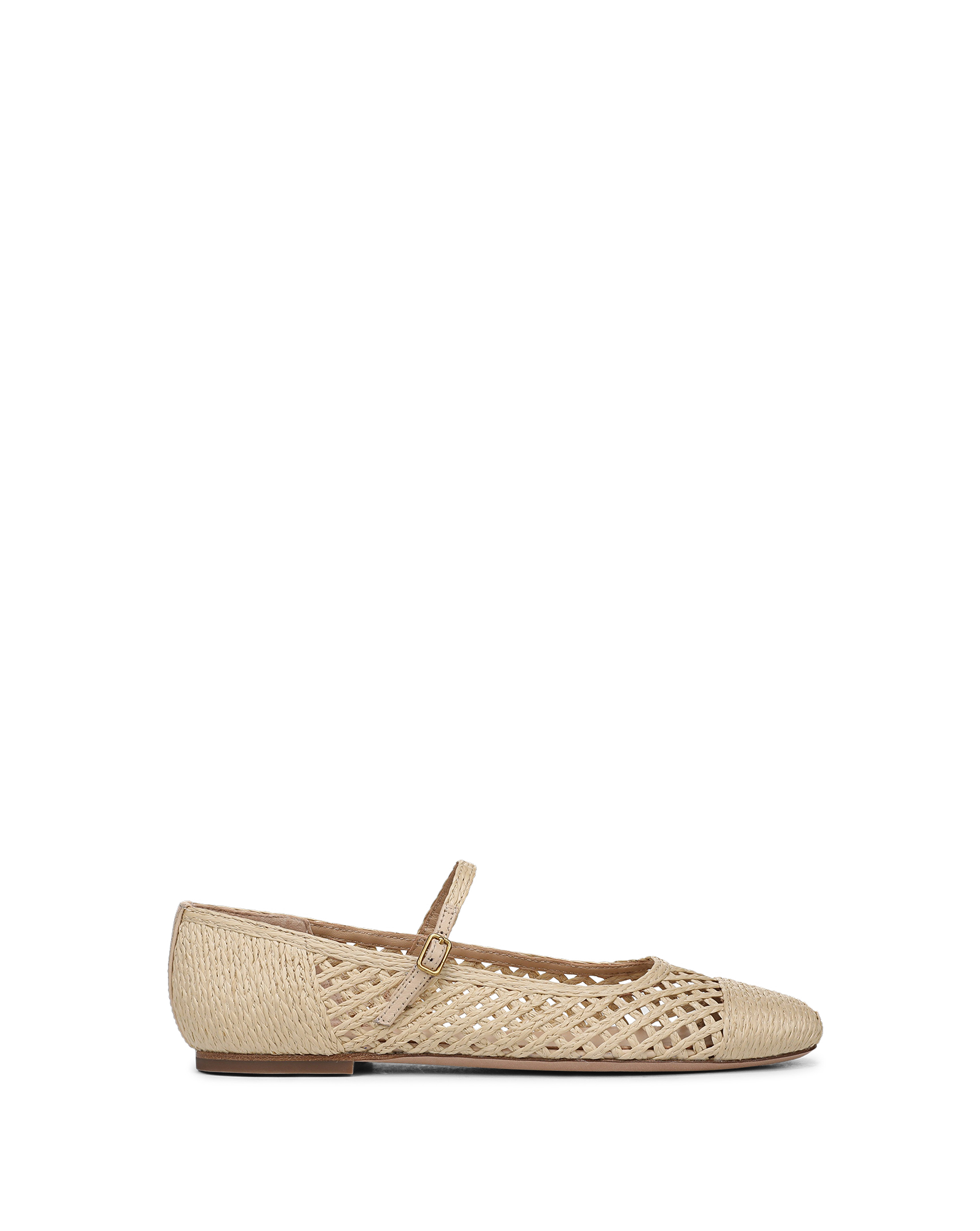 Ellie Raffia Flat