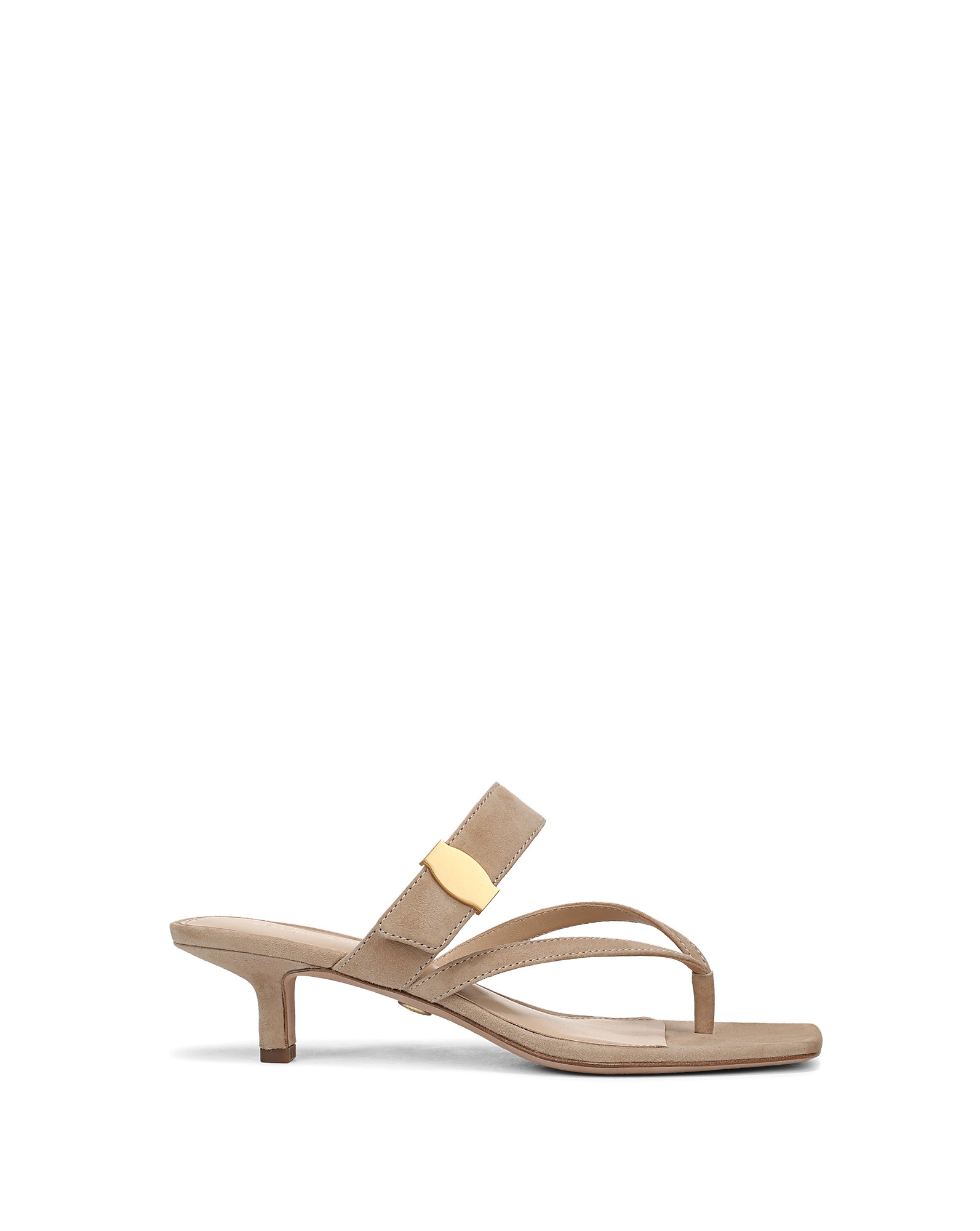 Salva Dash Kitten-Heel Sandal
