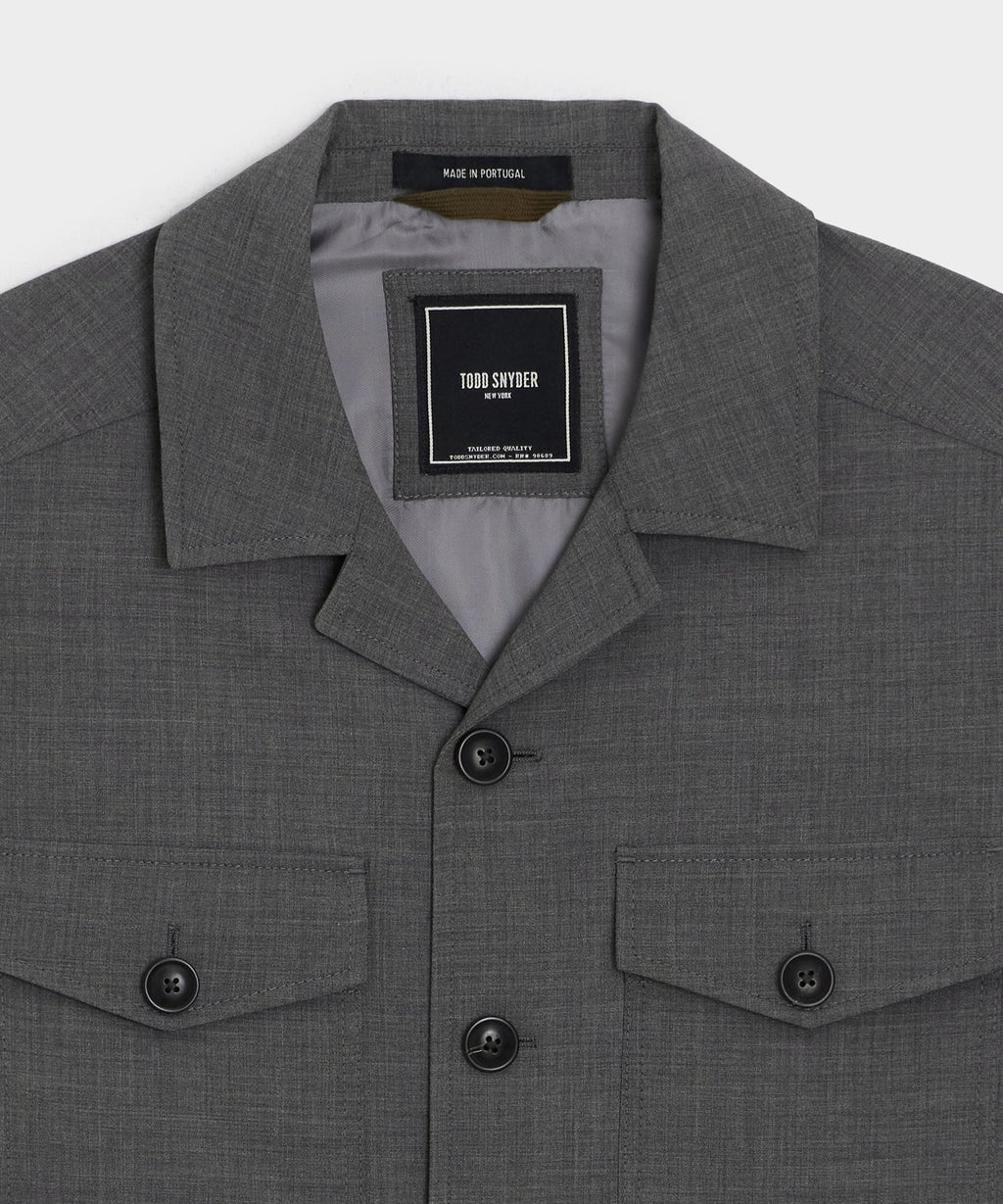 Tropical Wool Eisenhower Jacket