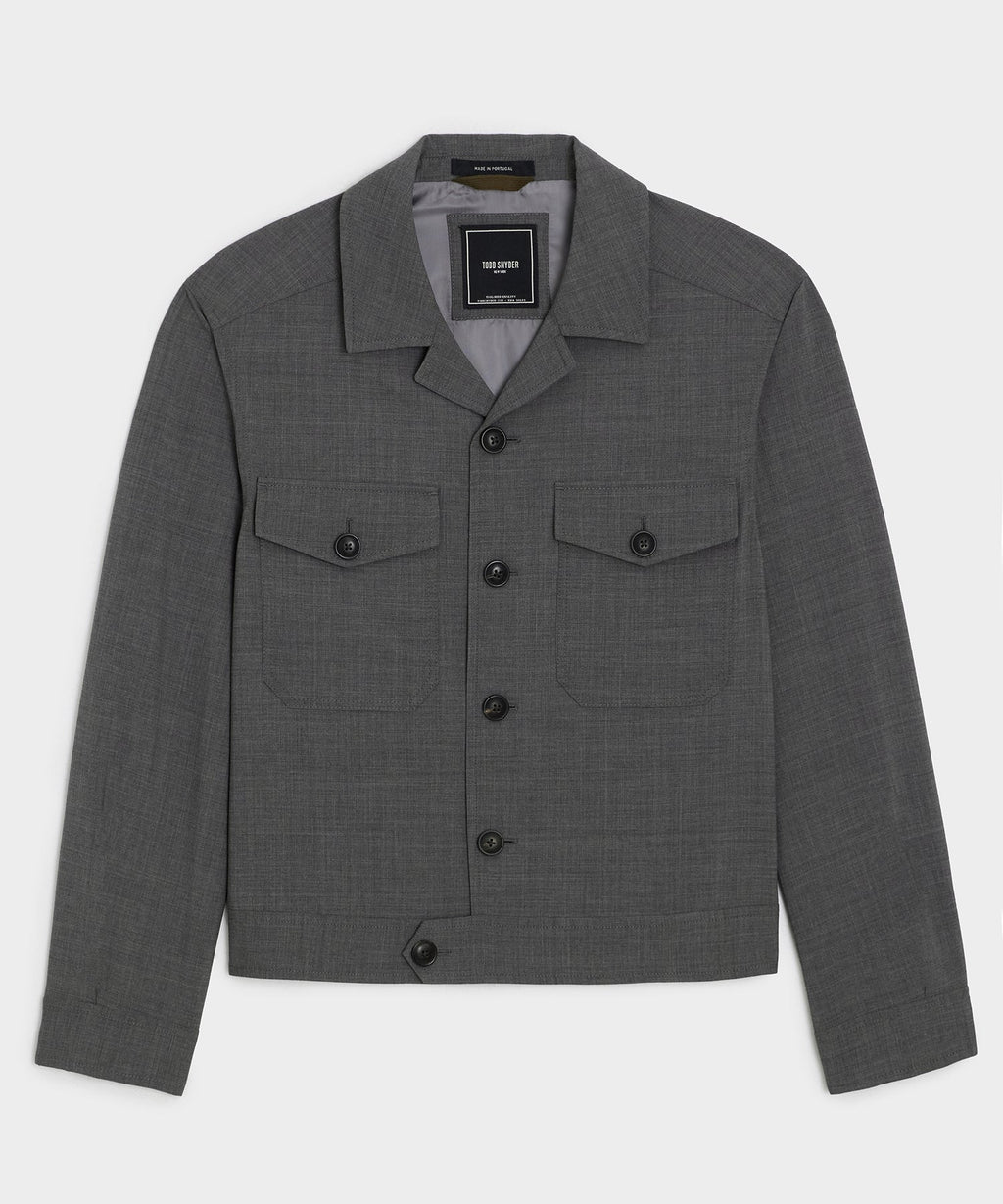 Tropical Wool Eisenhower Jacket