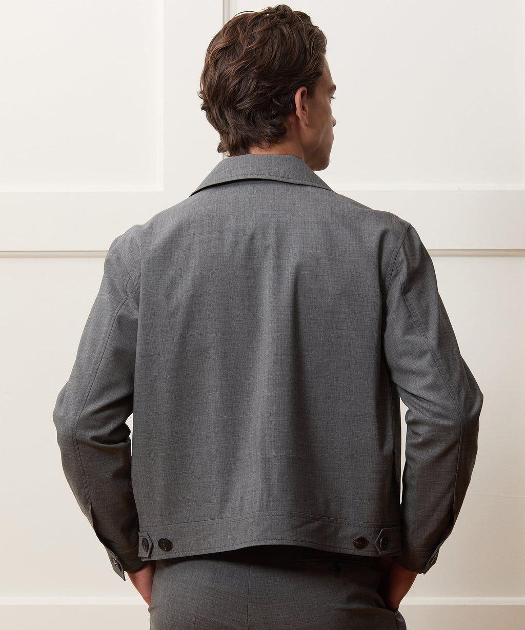 Tropical Wool Eisenhower Jacket