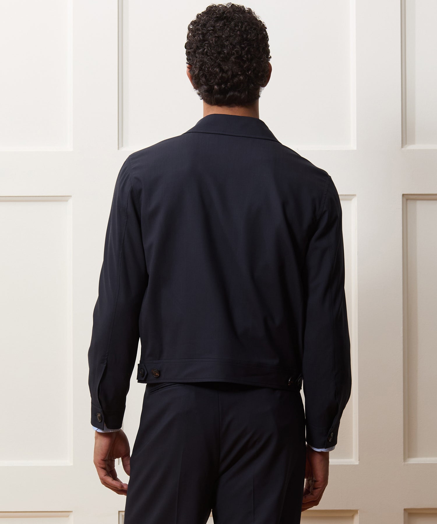 Tropical Wool Eisenhower Jacket