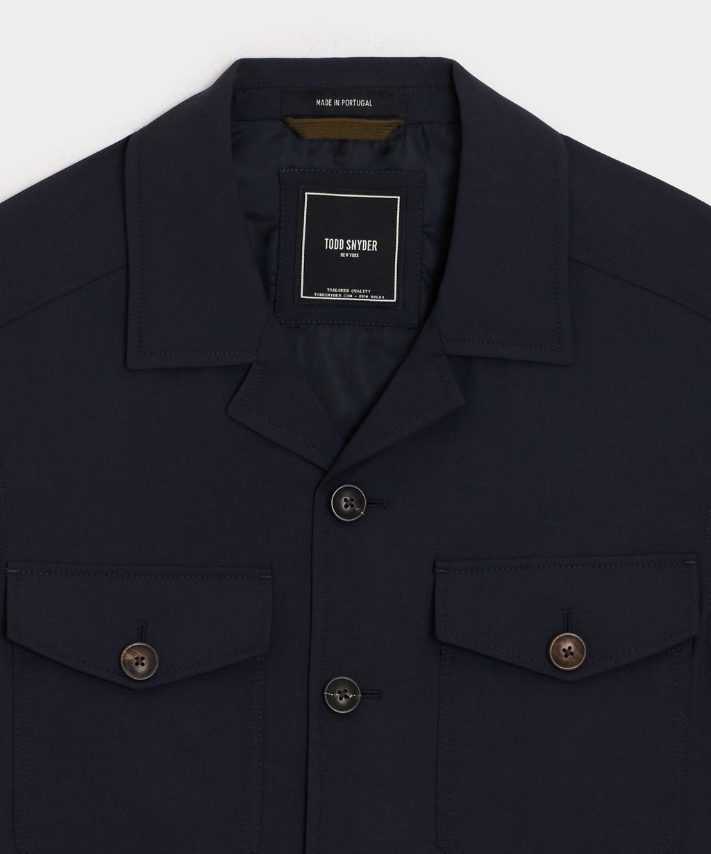 Tropical Wool Eisenhower Jacket