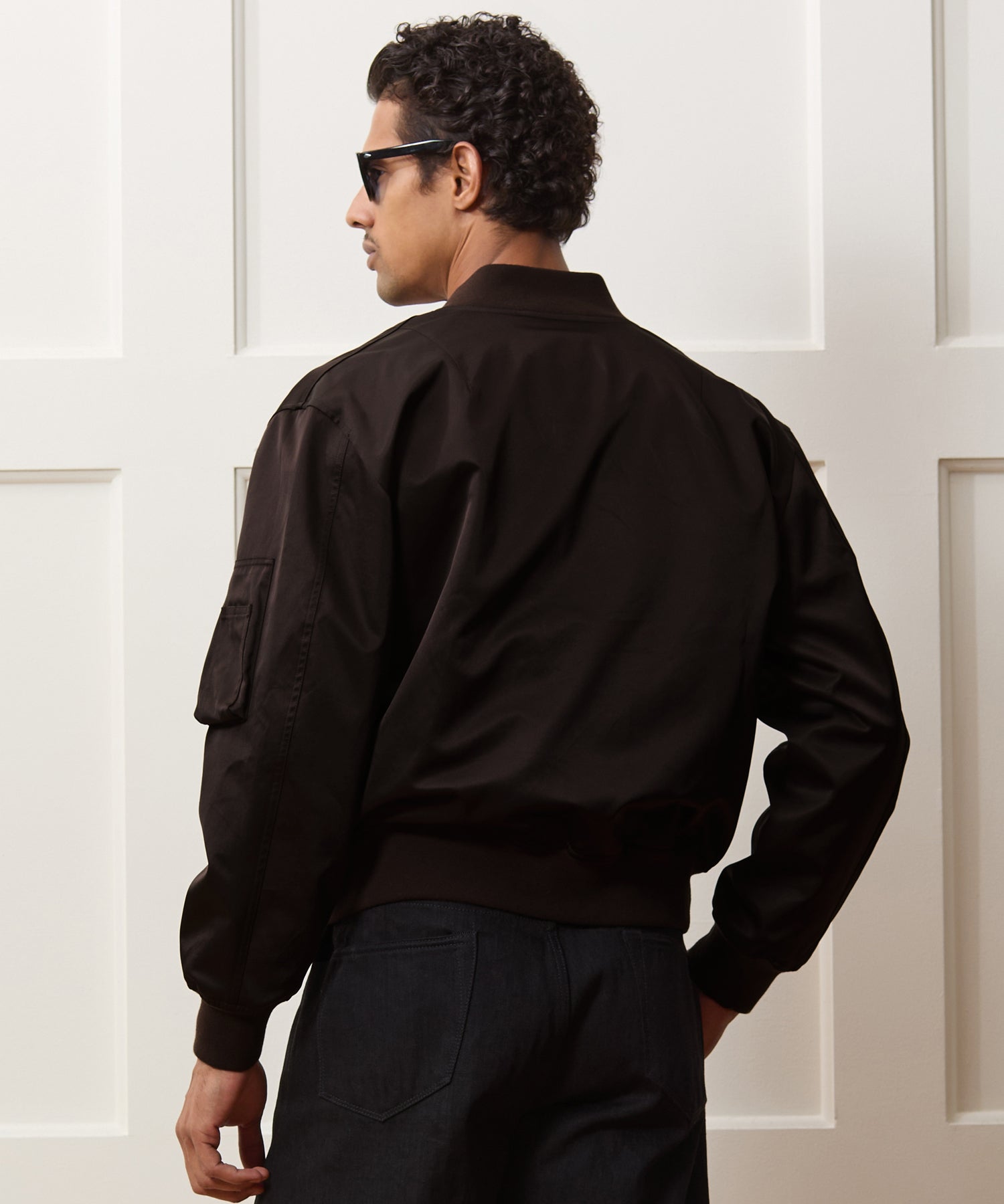 Satin Flight Jacket