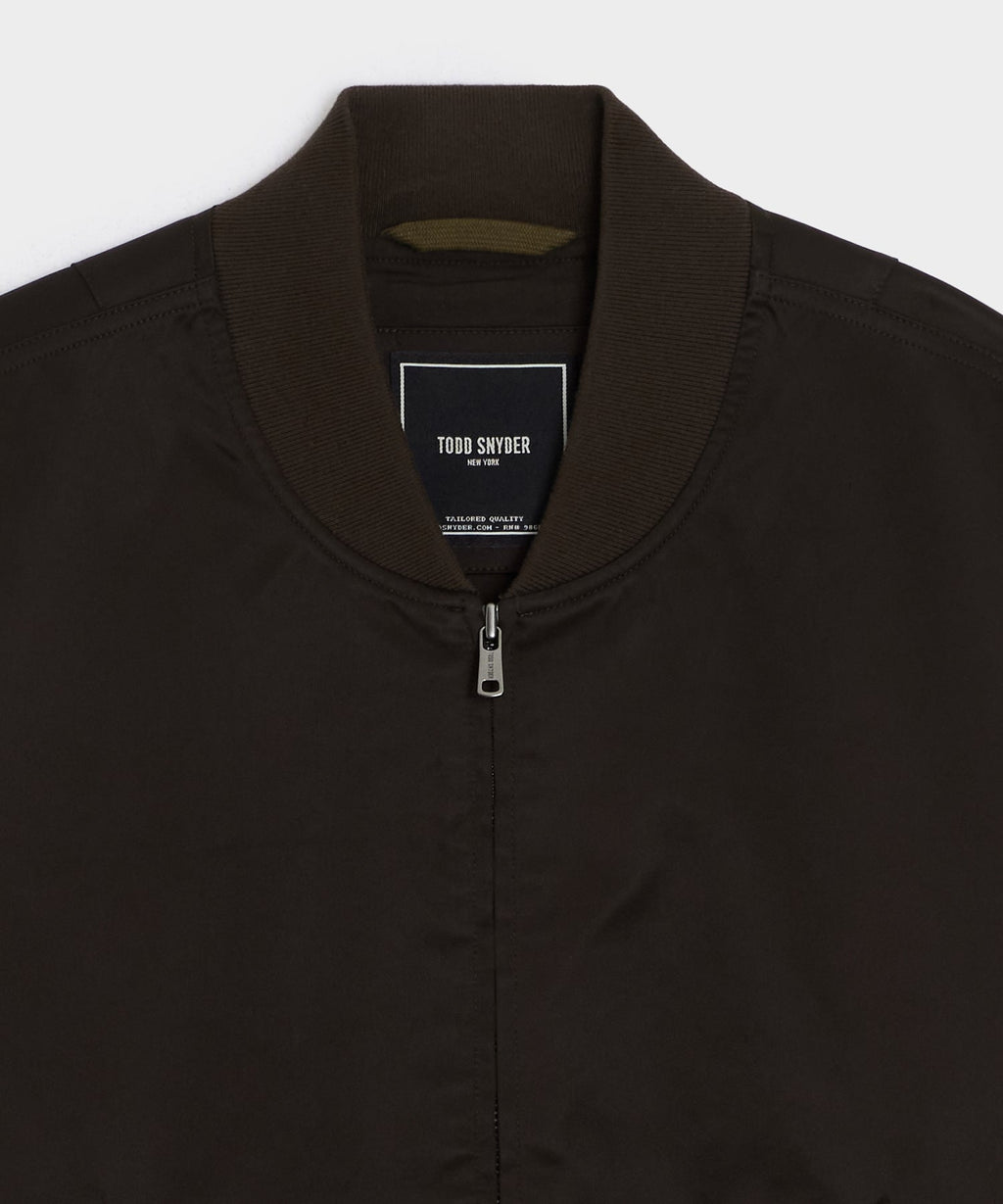 Satin Flight Jacket