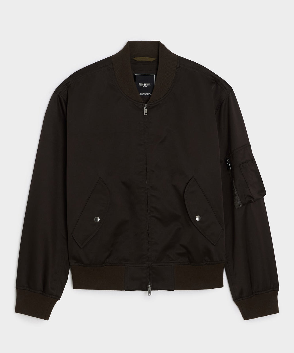 Satin Flight Jacket