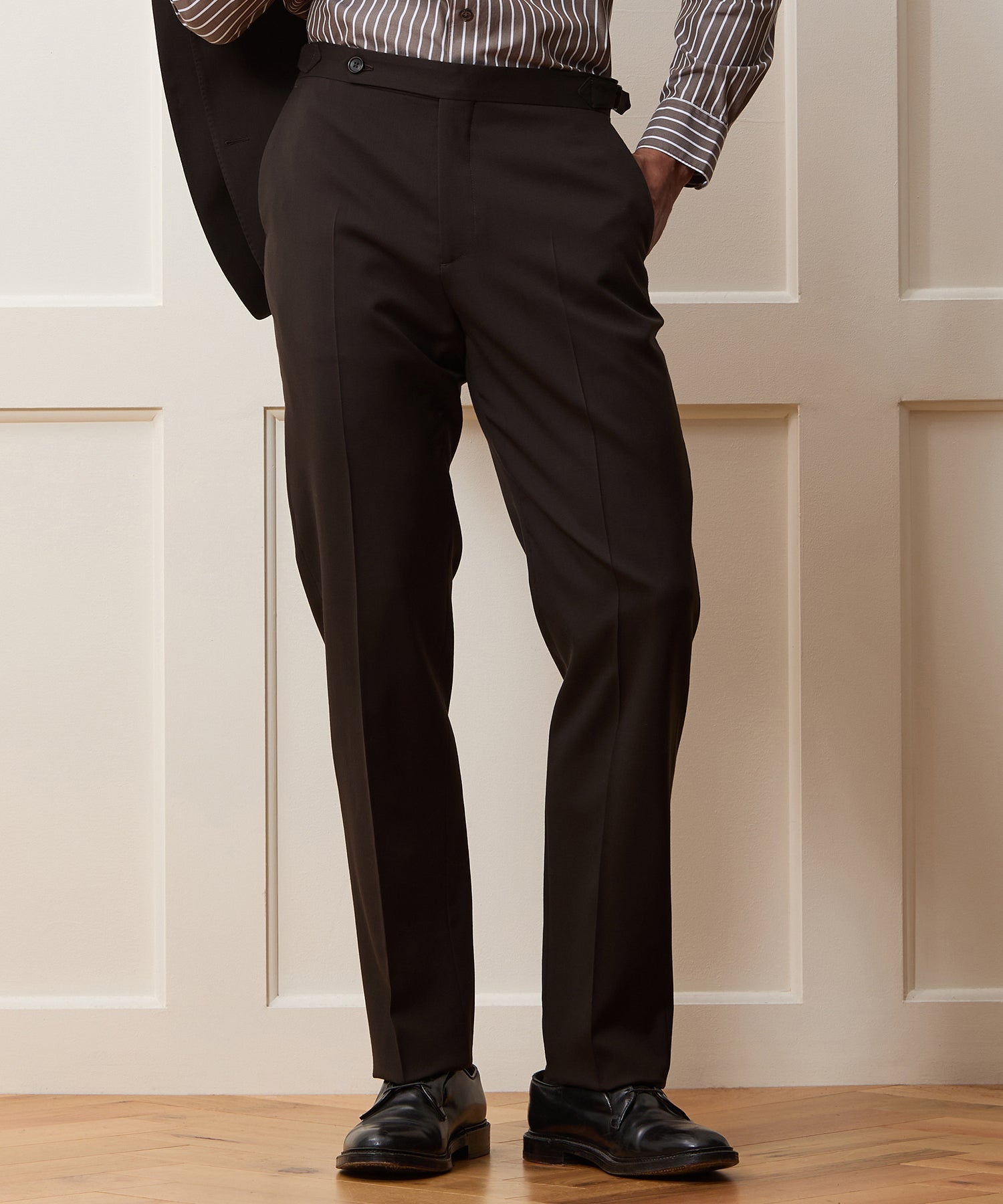 Italian Gabardine Side Tab Trouser