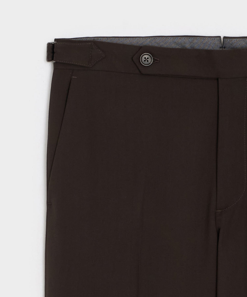 Italian Gabardine Side Tab Trouser