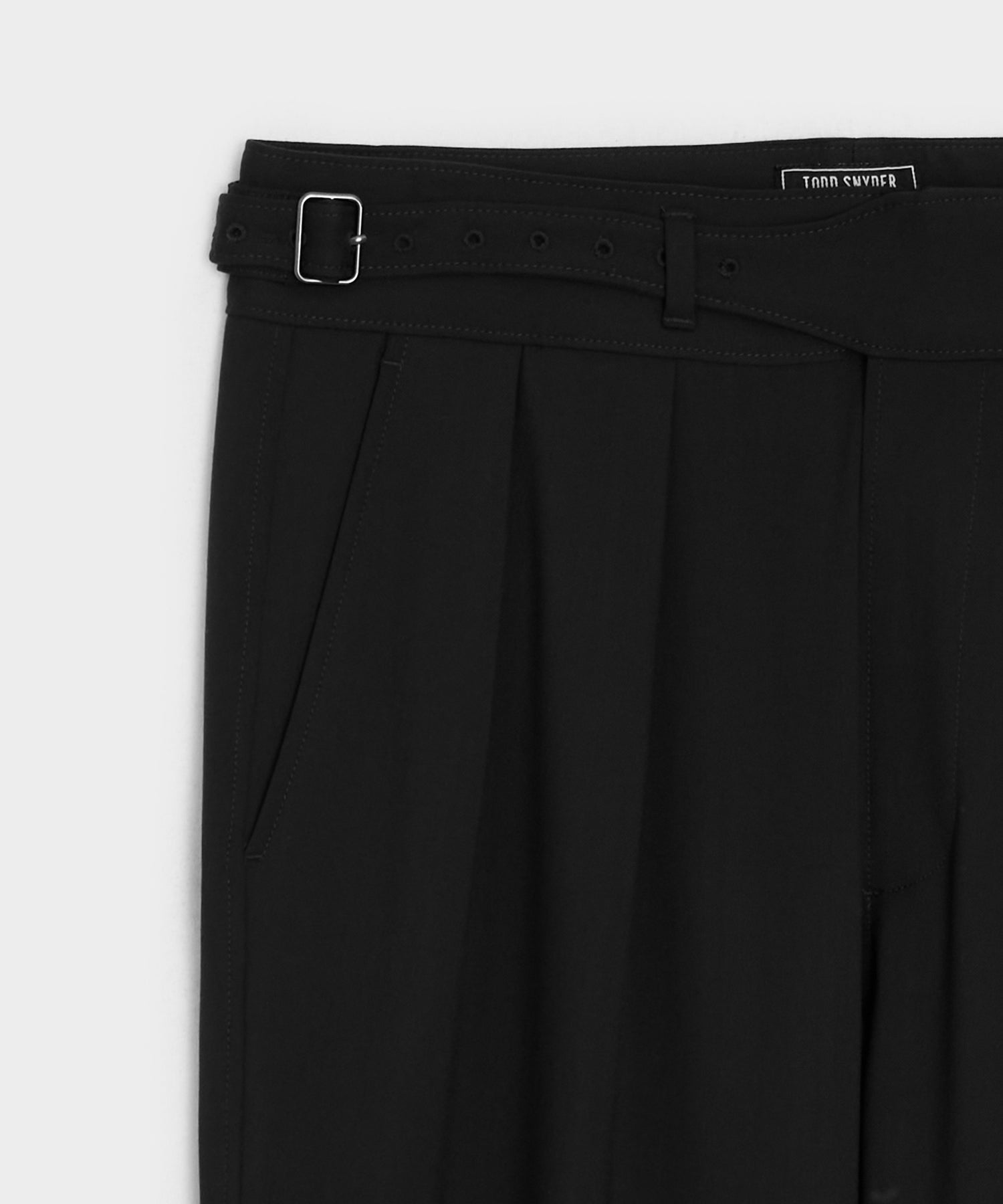 Italian Gabardine Single Belt Gurkha Trouser
