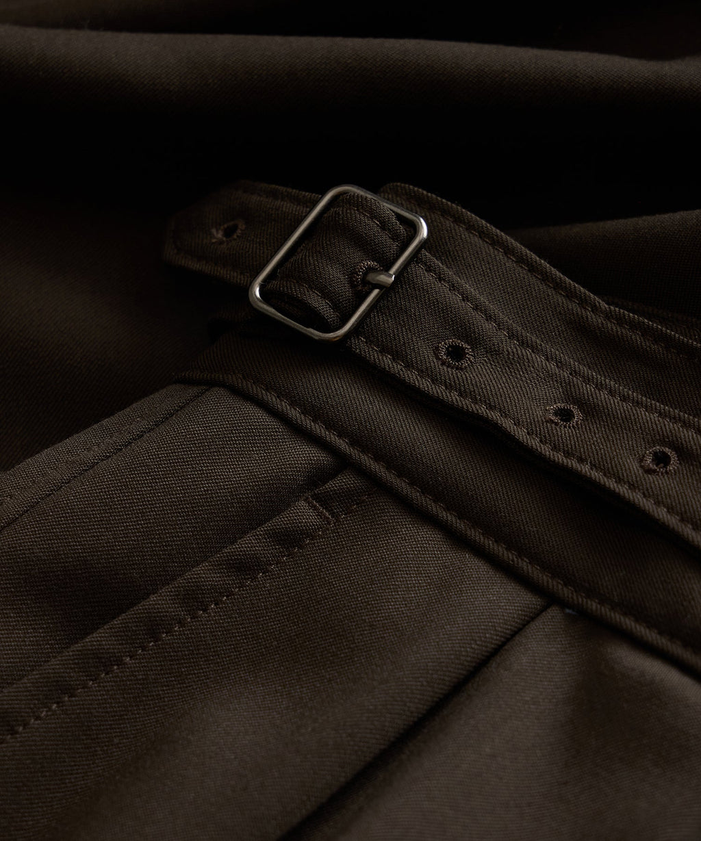 Italian Gabardine Single Belt Gurkha Trouser