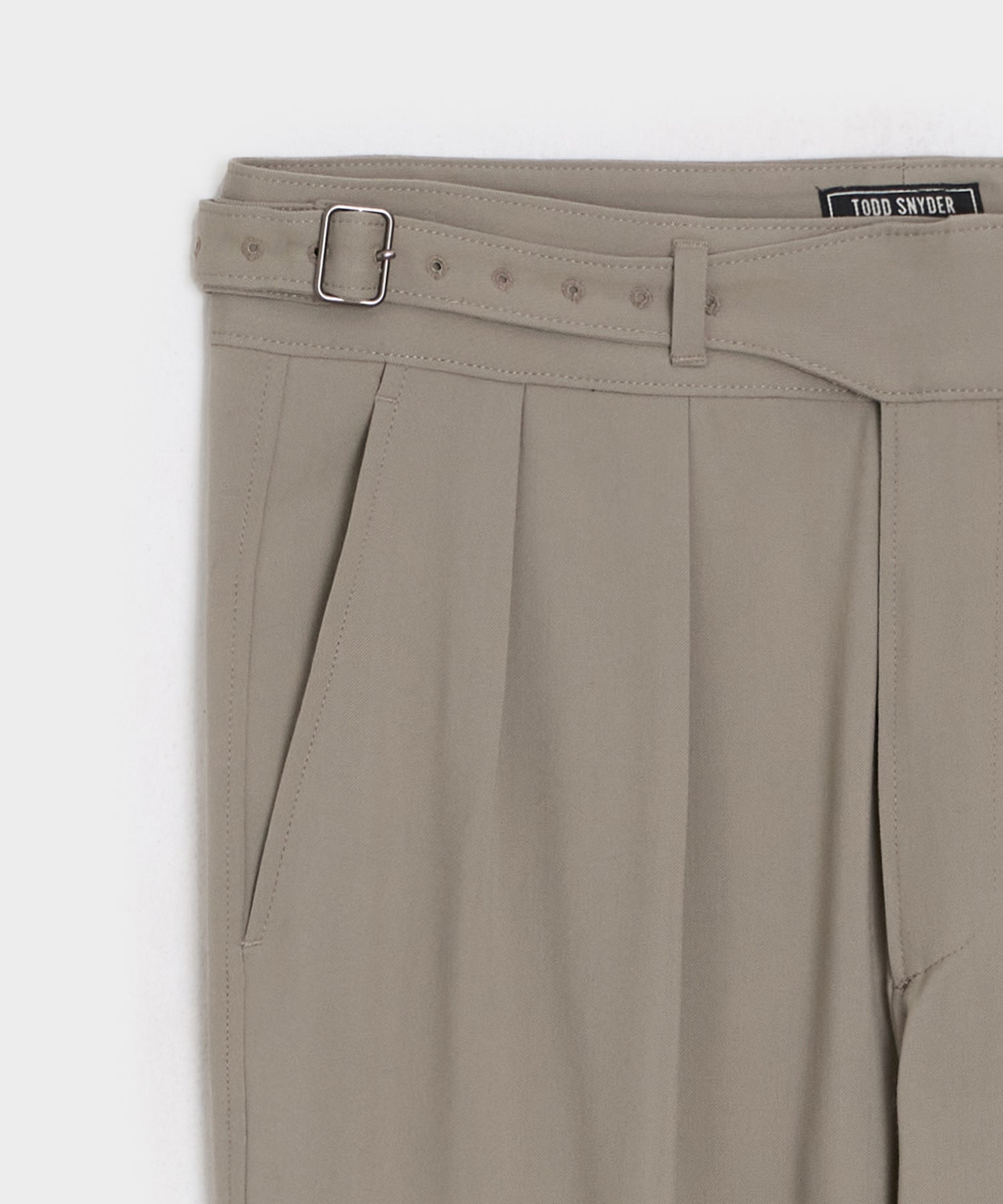 Italian Gabardine Single Belt Gurkha Trouser