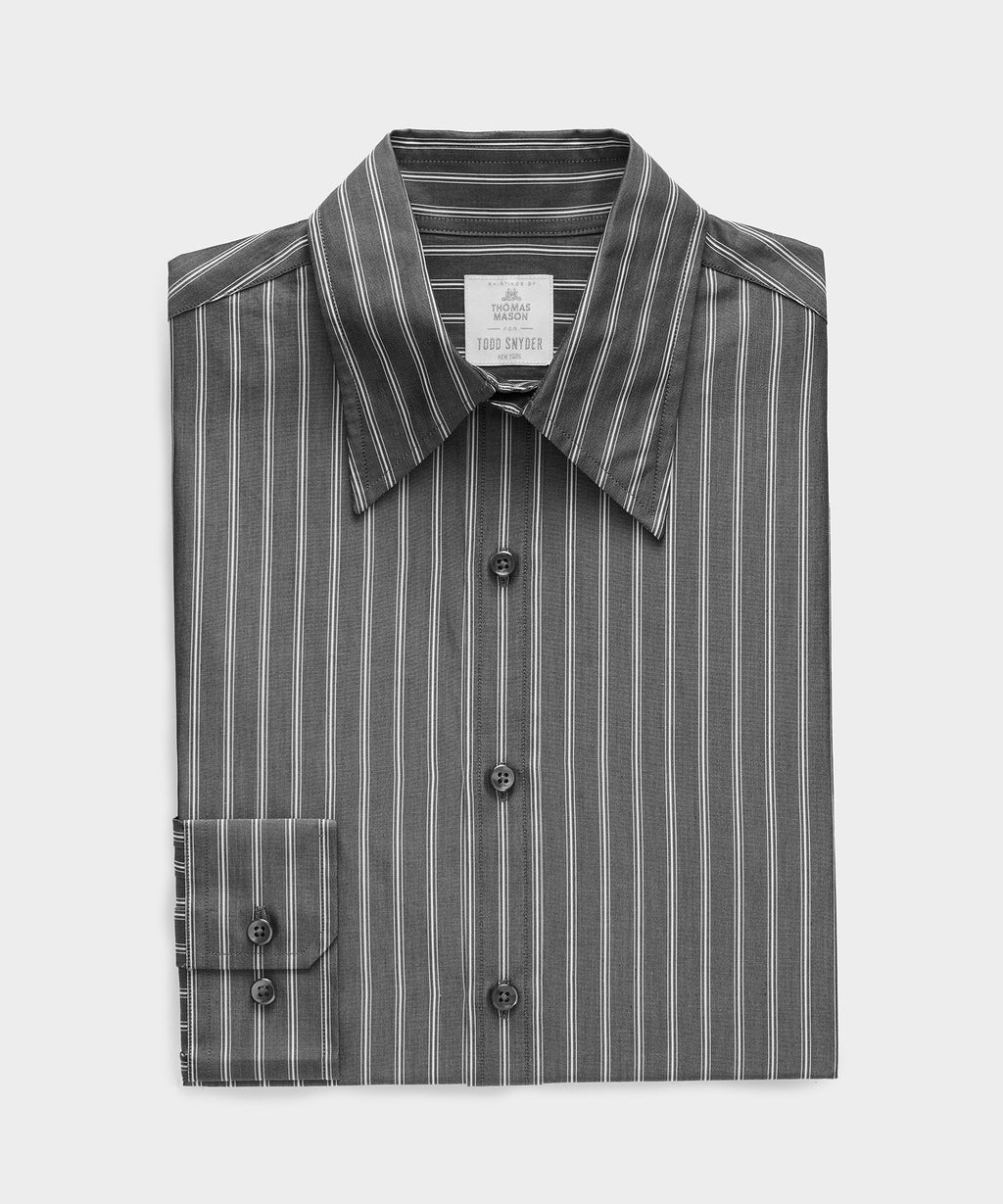 Poplin Long Point Collar Dress Shirt