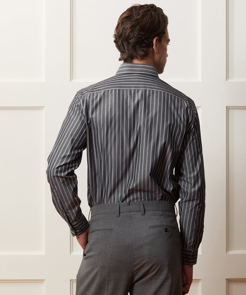 Poplin Long Point Collar Dress Shirt