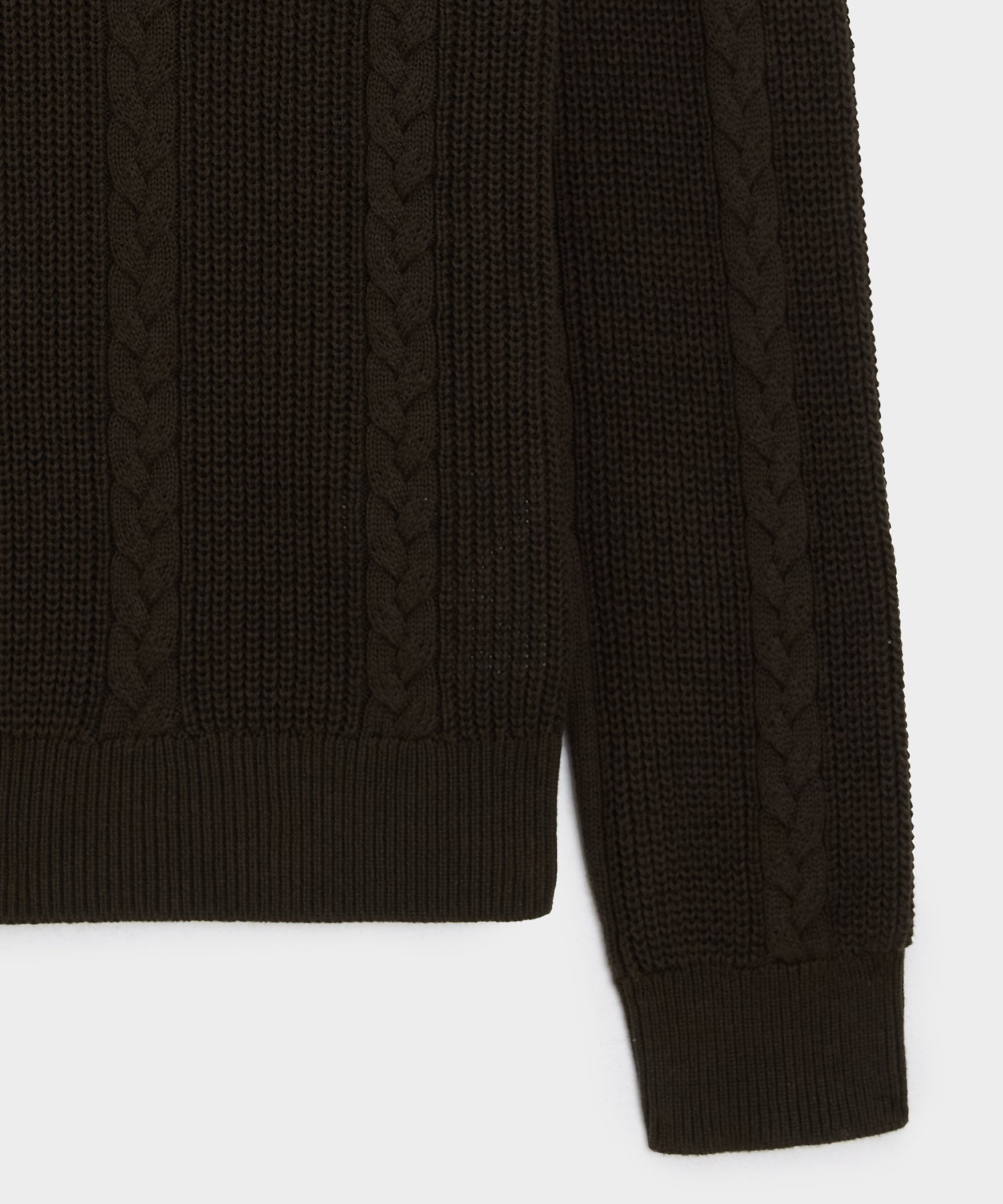 Beechwood Cable Knit Sweater Polo