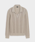 Beechwood Cable Knit Sweater Polo
