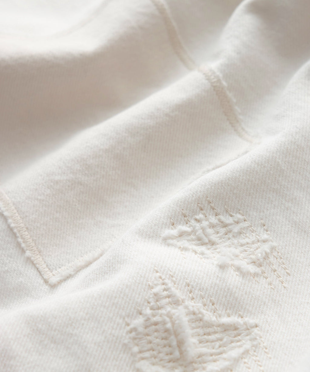 Relaxed Selvedge Jean in Distressed White