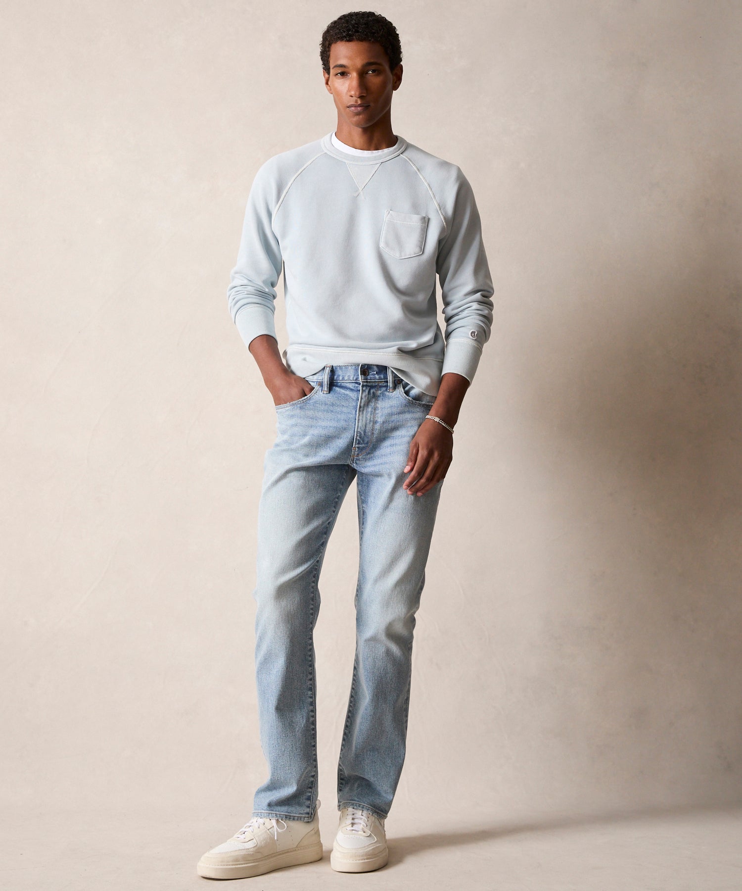Straight Fit Stretch Jean