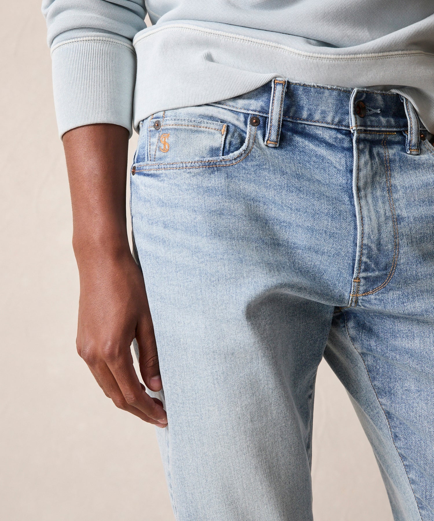 Straight Fit Stretch Jean