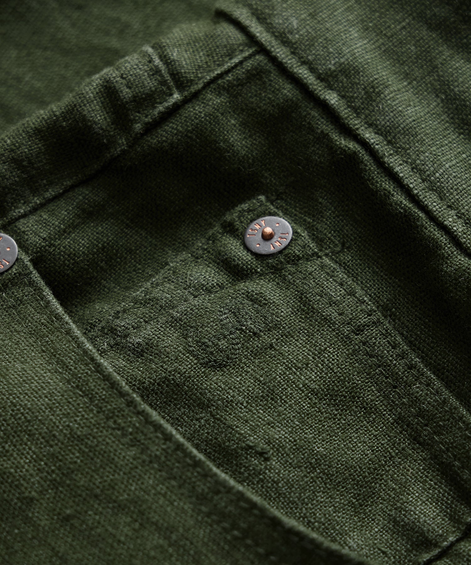 Slim 5-Pocket Linen Pant