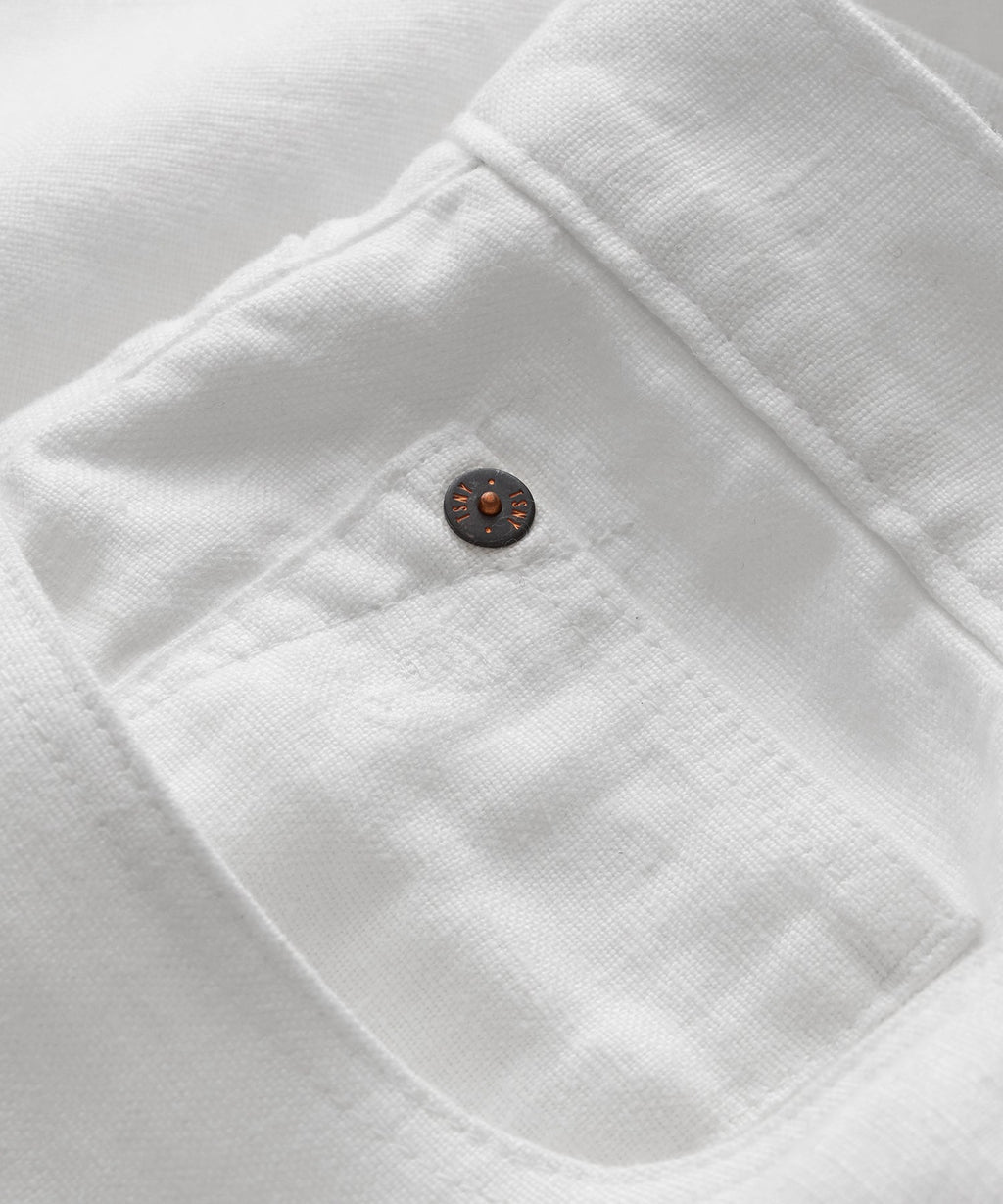 Slim 5-Pocket Linen Pant