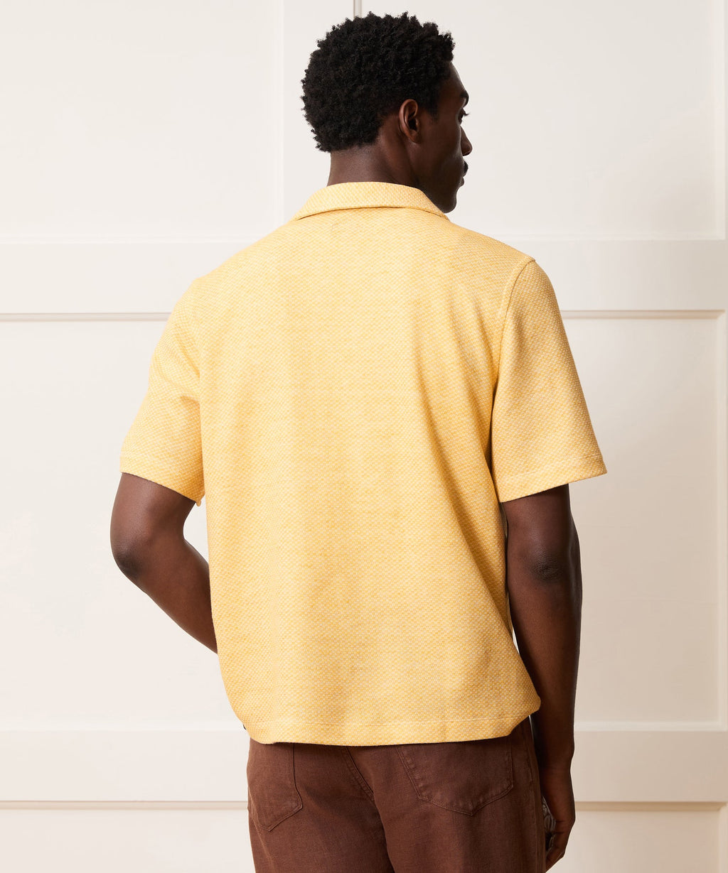 Relaxed Microcheck Montauk Polo