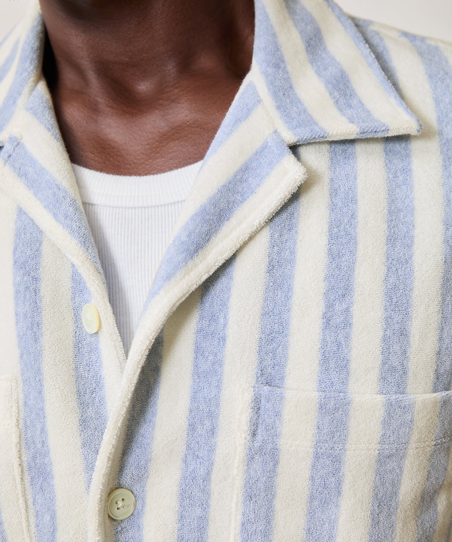 Striped Terry Polo