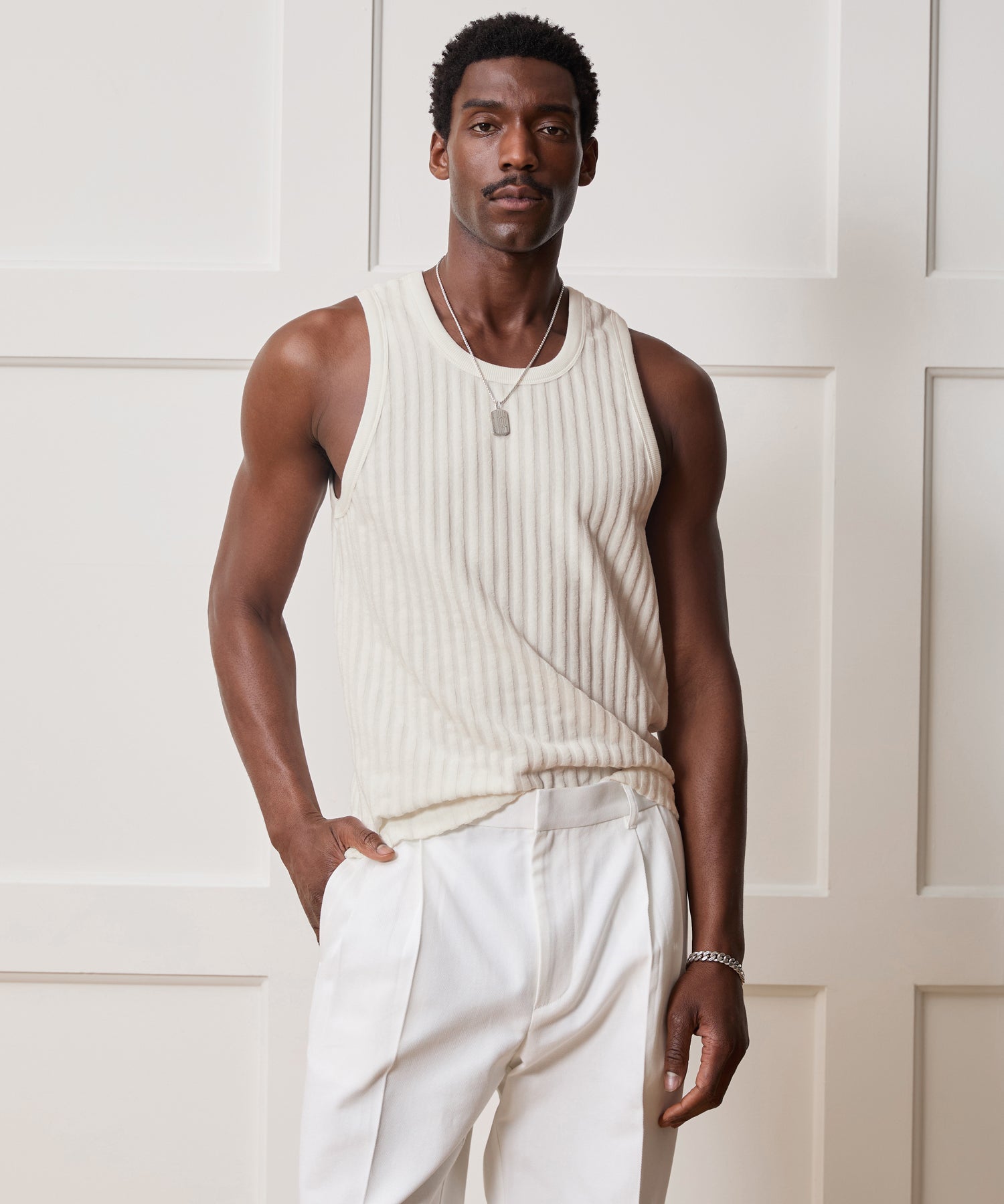 Ribbed Terry Tank